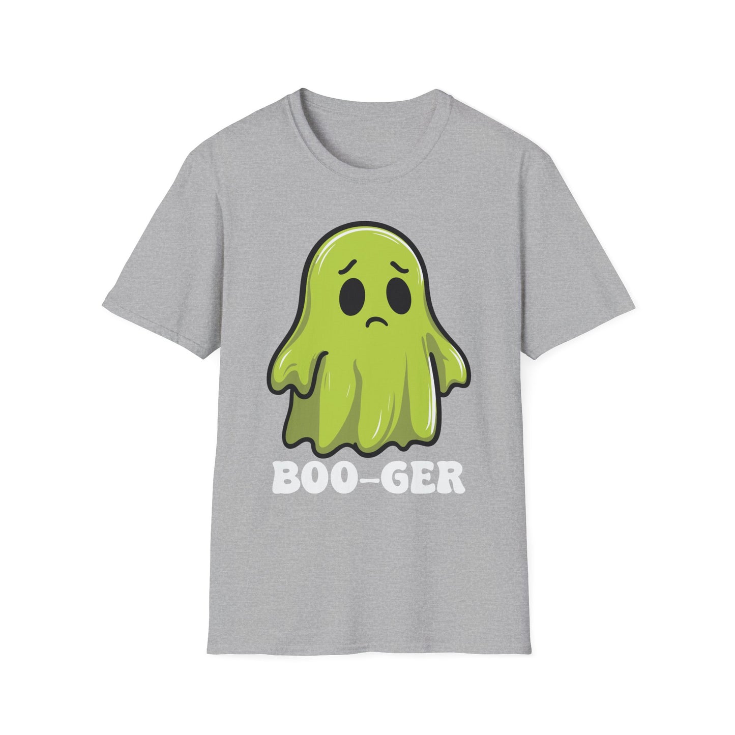 Cute Ghost 'Boo-ger' Unisex Softstyle T-Shirt - Perfect for Halloween Fun!