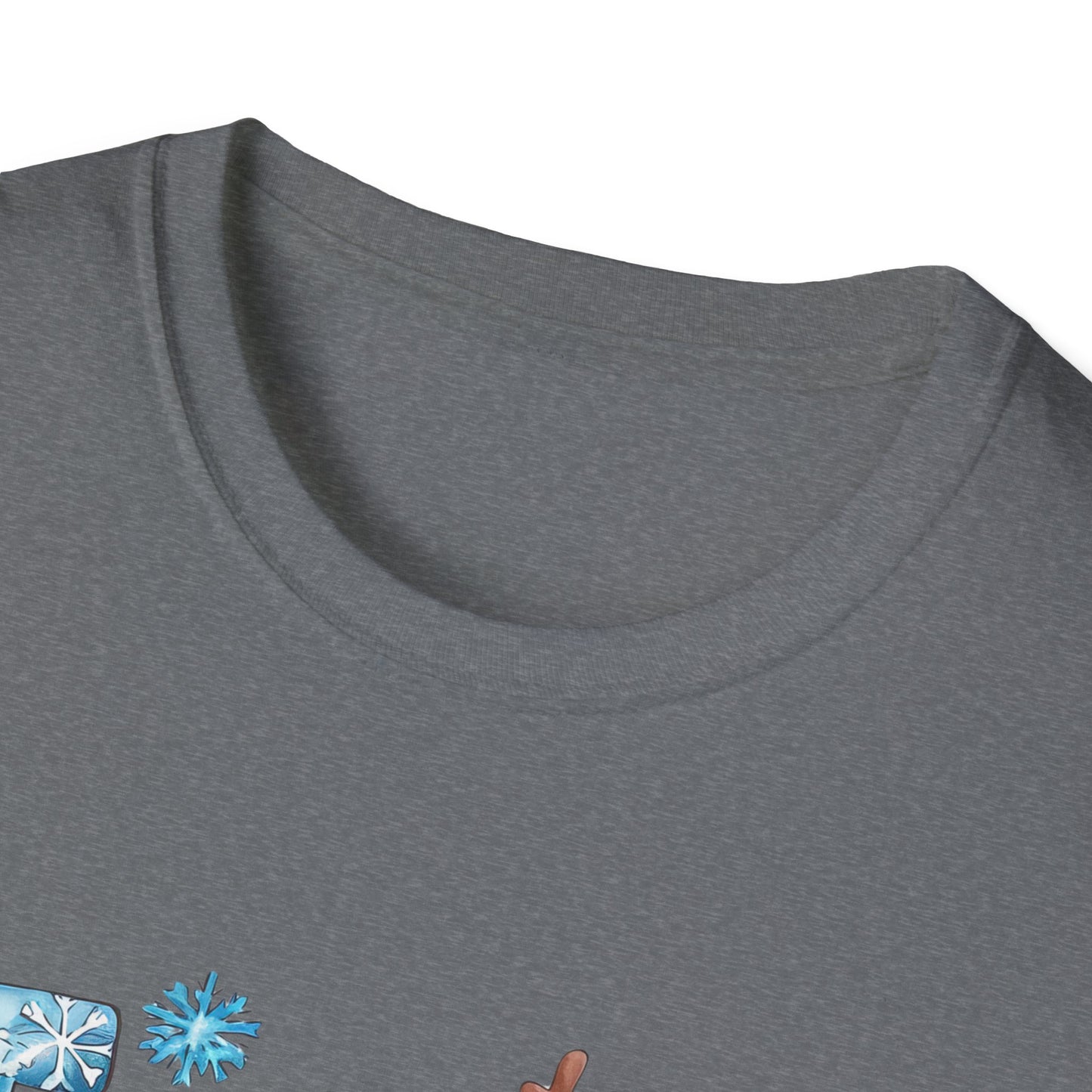 'Tis the Season Unisex Softstyle T-Shirt - Festive Holiday Tee with Snowman Design