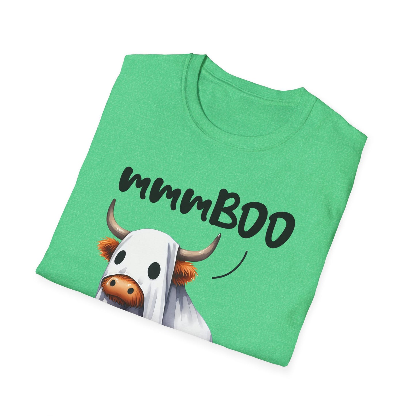 mmmBoo Cute Halloween Cow Unisex T-Shirt - 'mmmBOO'