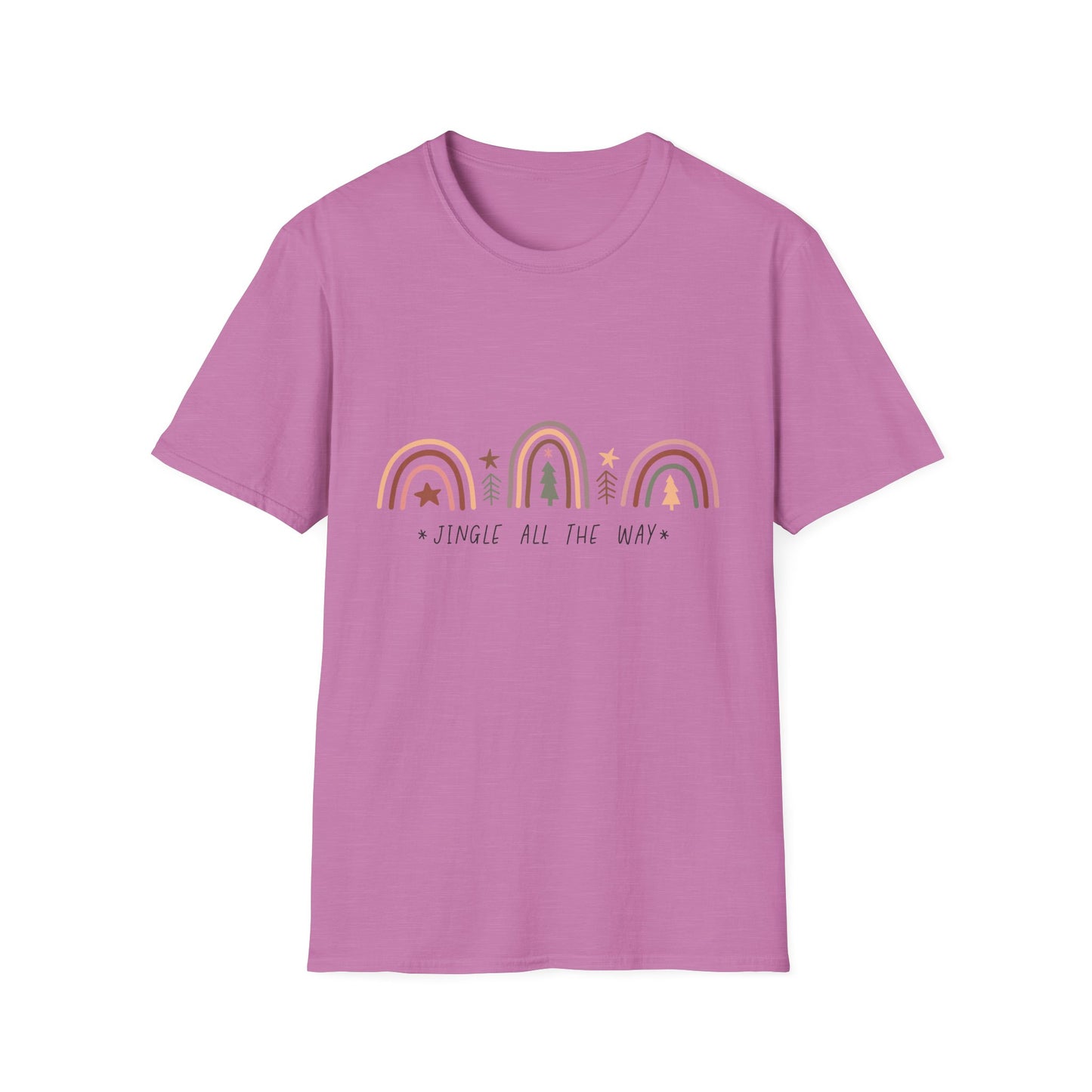 Jingle All the Way Unisex Softstyle T-Shirt – Festive Holiday Christmas Vibes