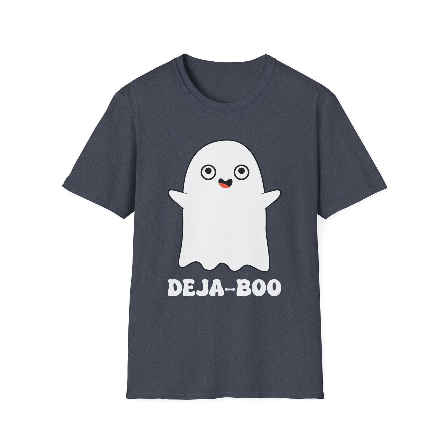 Deja-Boo Ghost T-Shirt | Unisex Softstyle Tee for Halloween Fun