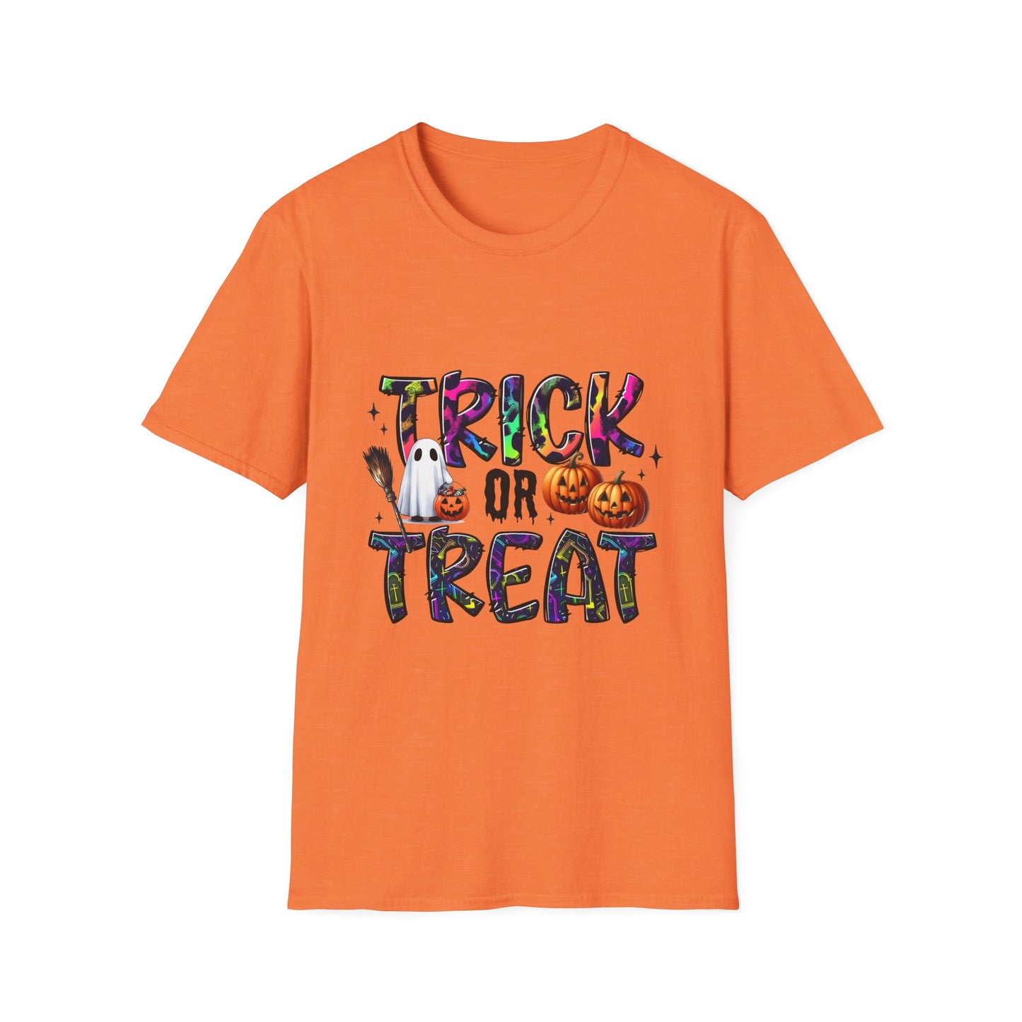 Halloween 'Trick or Treat' Unisex Softstyle T-Shirt