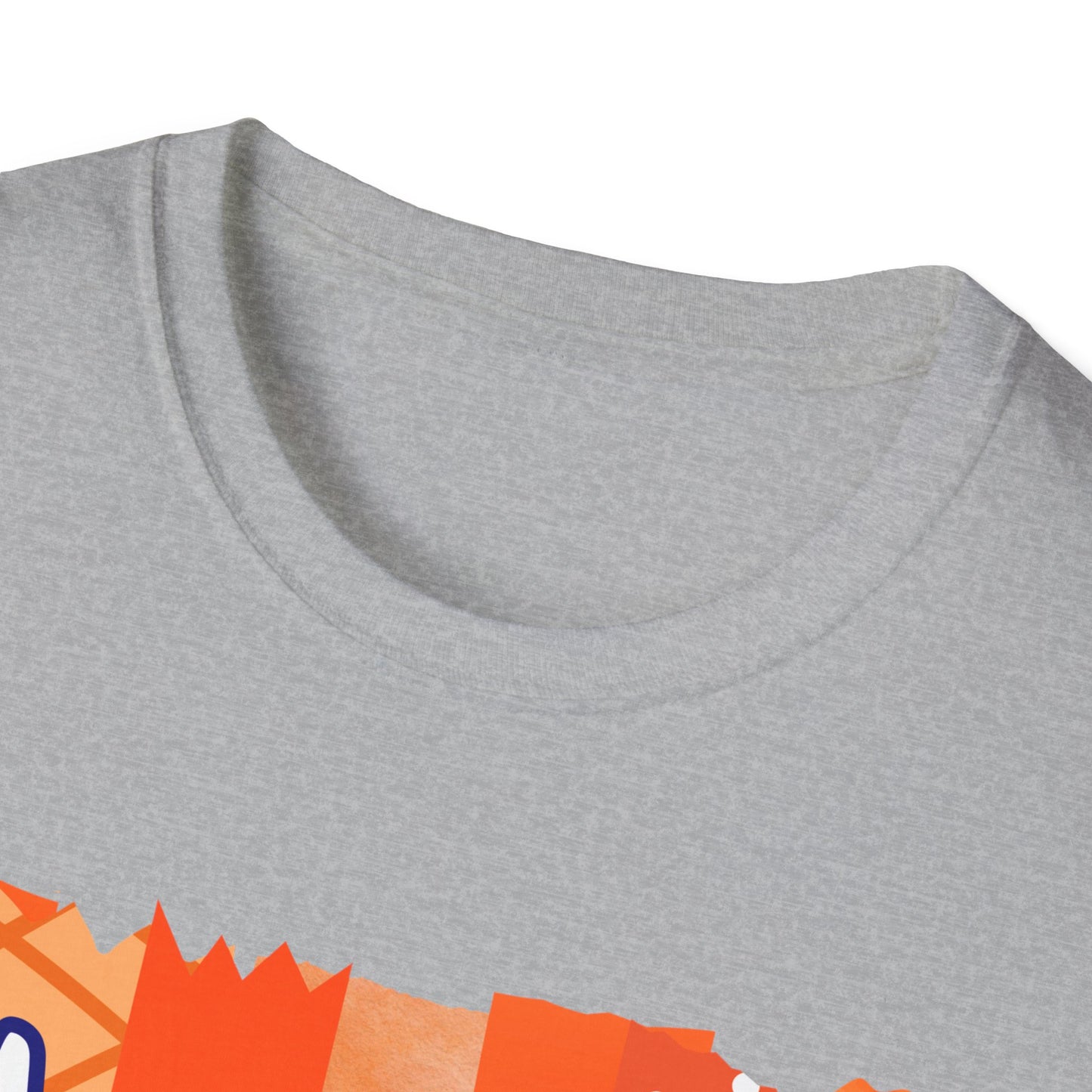 Monroe Patch Orange Unisex Softstyle T-Shirt