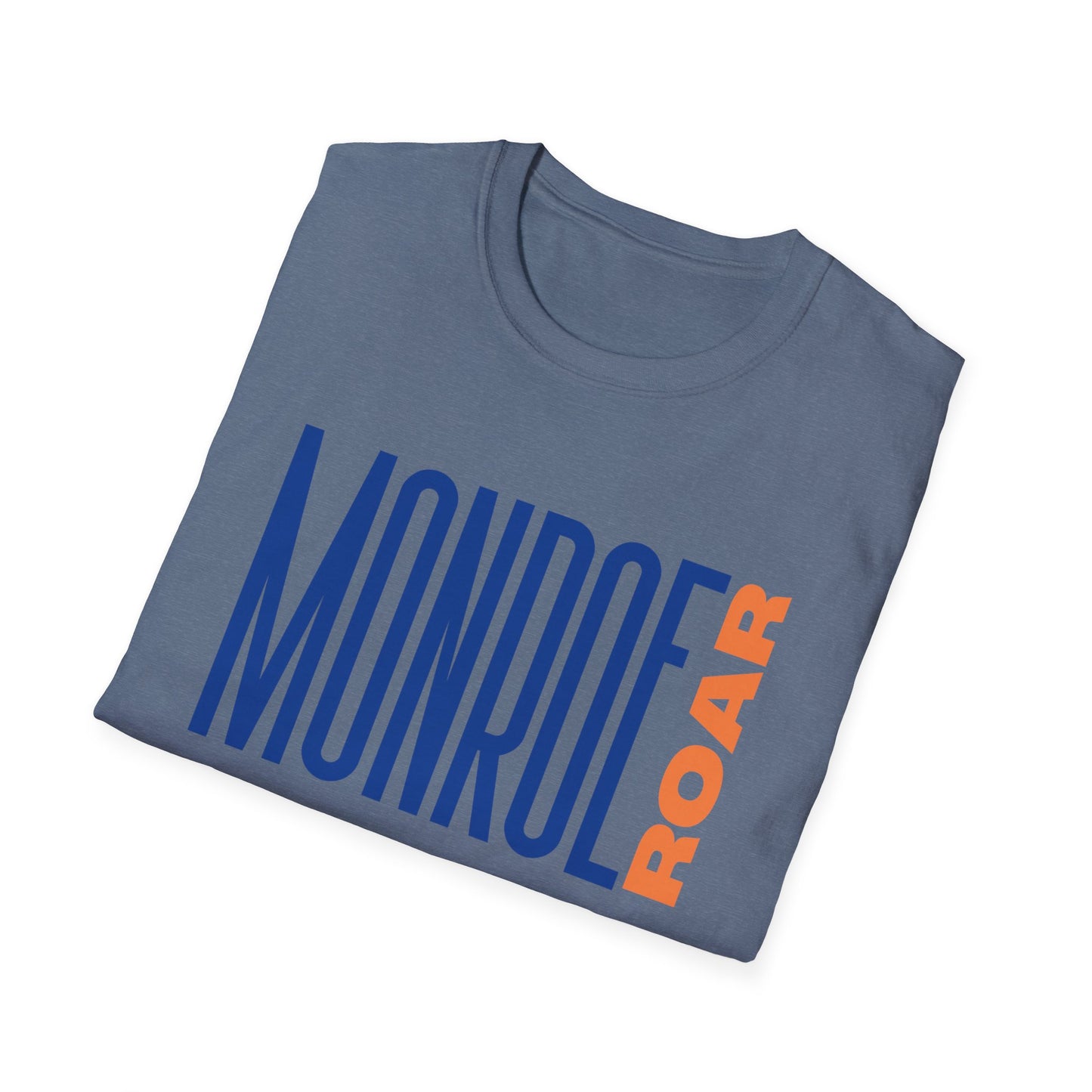 Monroe (Blue) Roar (Orange) Unisex T-Shirt