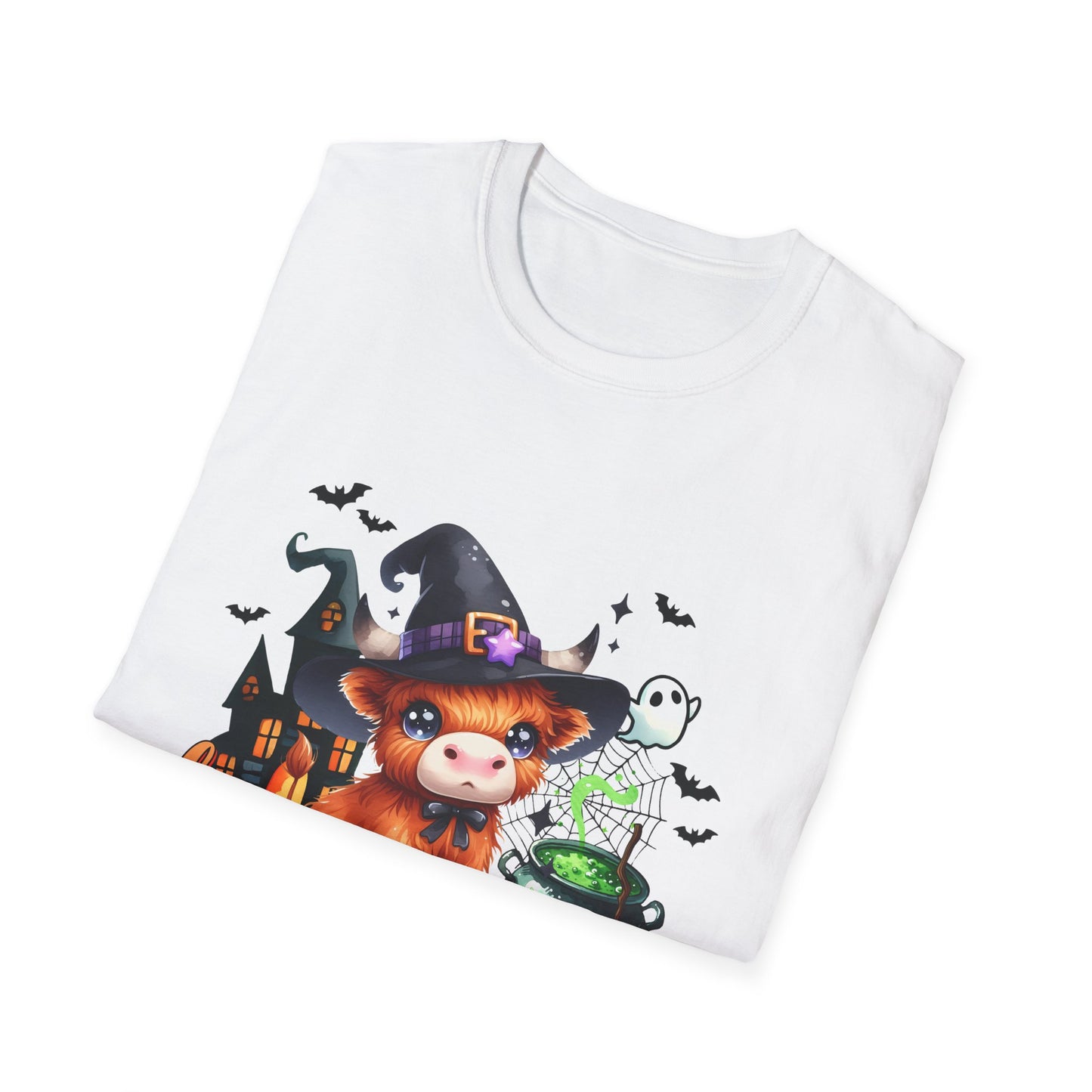 Boo Heifer Cute Halloween Unisex Softstyle T-Shirt