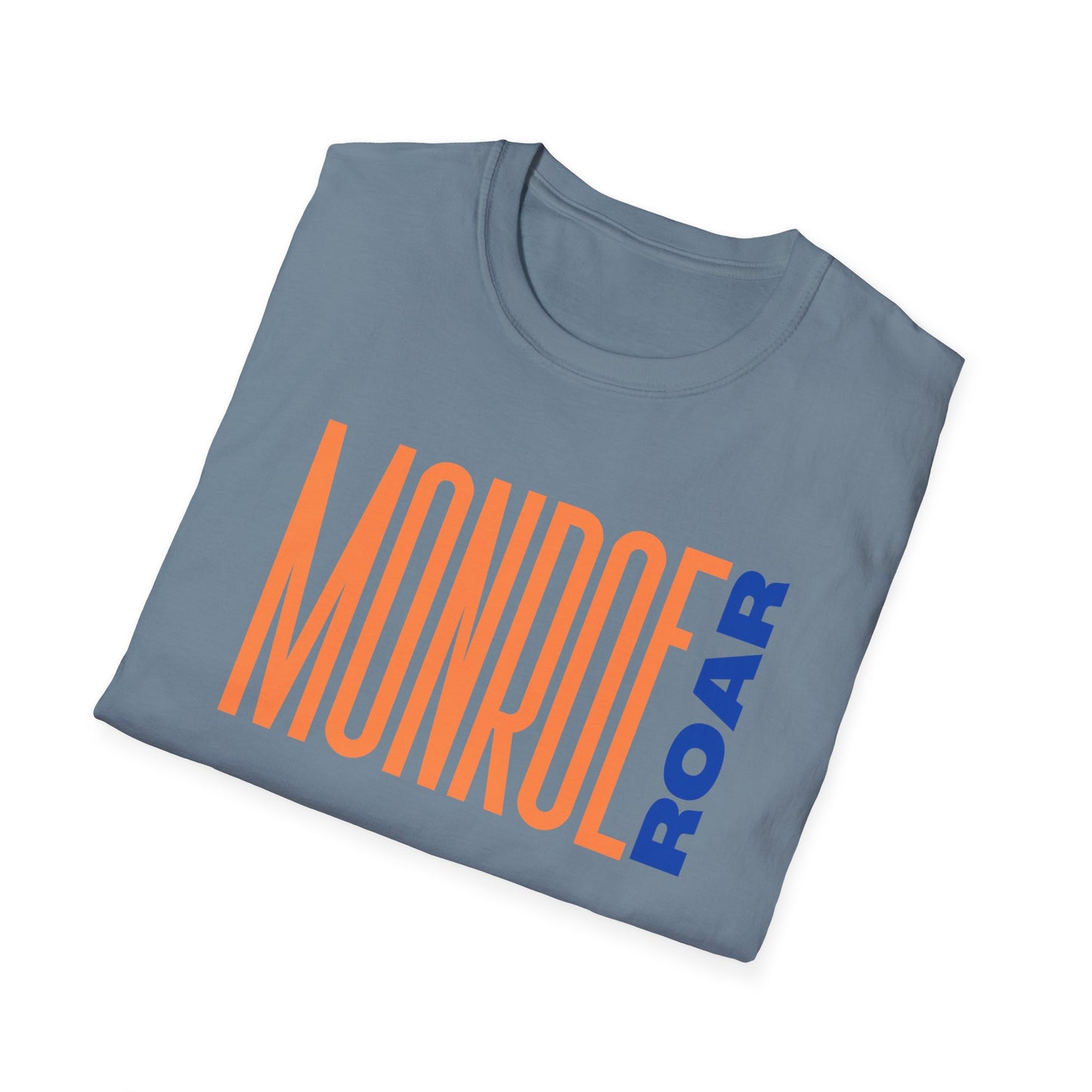 Monroe (Orange) Roar (Royal) Unisex Softstyle T-Shirt