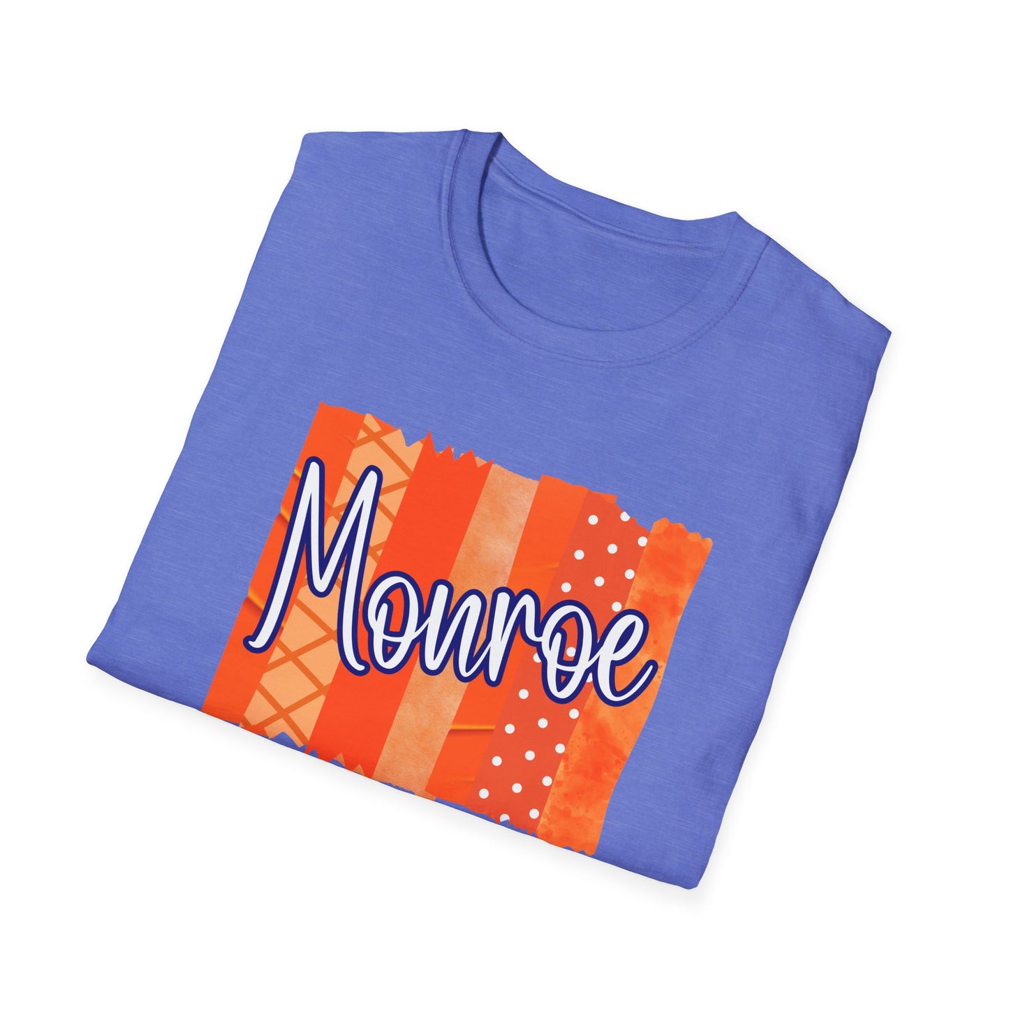 Monroe Patch Orange Unisex Softstyle T-Shirt