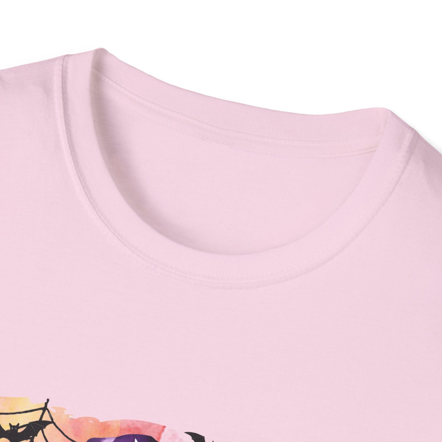 Fun Halloween Cow T-Shirt – "I Moo I Mean  Boo!" Unisex Softstyle Tee for Pet Lovers