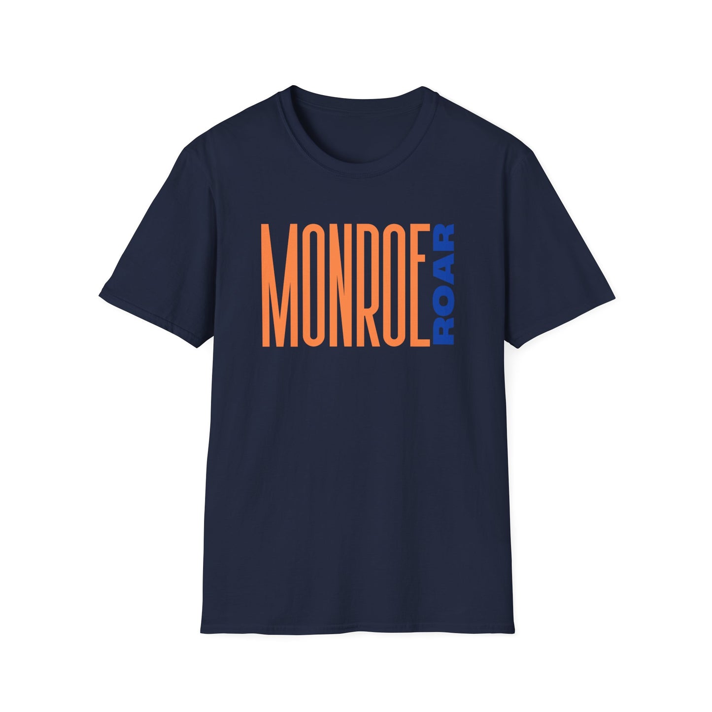 Monroe (Orange) Roar (Royal) Unisex Softstyle T-Shirt