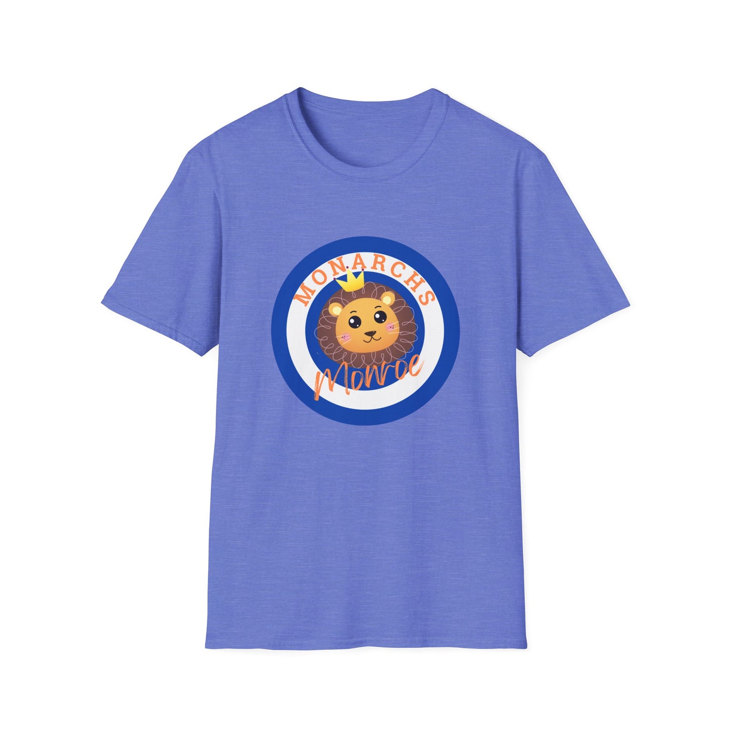 Monarch Lion Unisex Softstyle T-Shirt - Fun & Playful Design