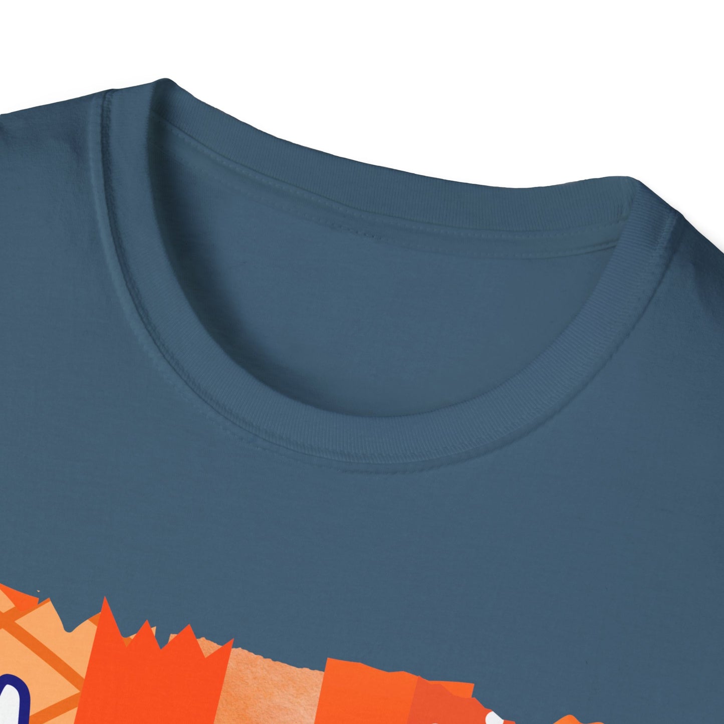 Monroe Patch Orange Unisex Softstyle T-Shirt