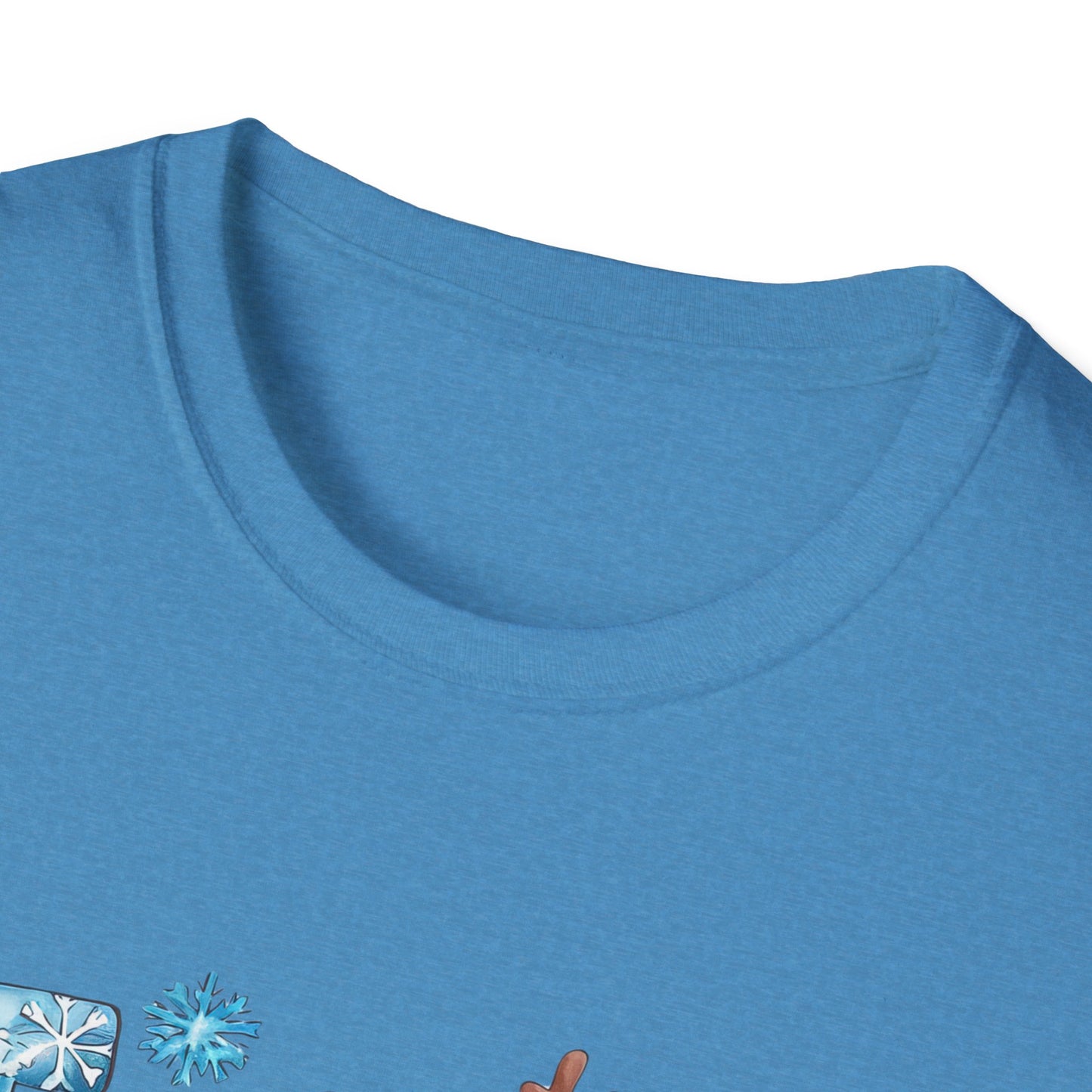 'Tis the Season Unisex Softstyle T-Shirt - Festive Holiday Tee with Snowman Design