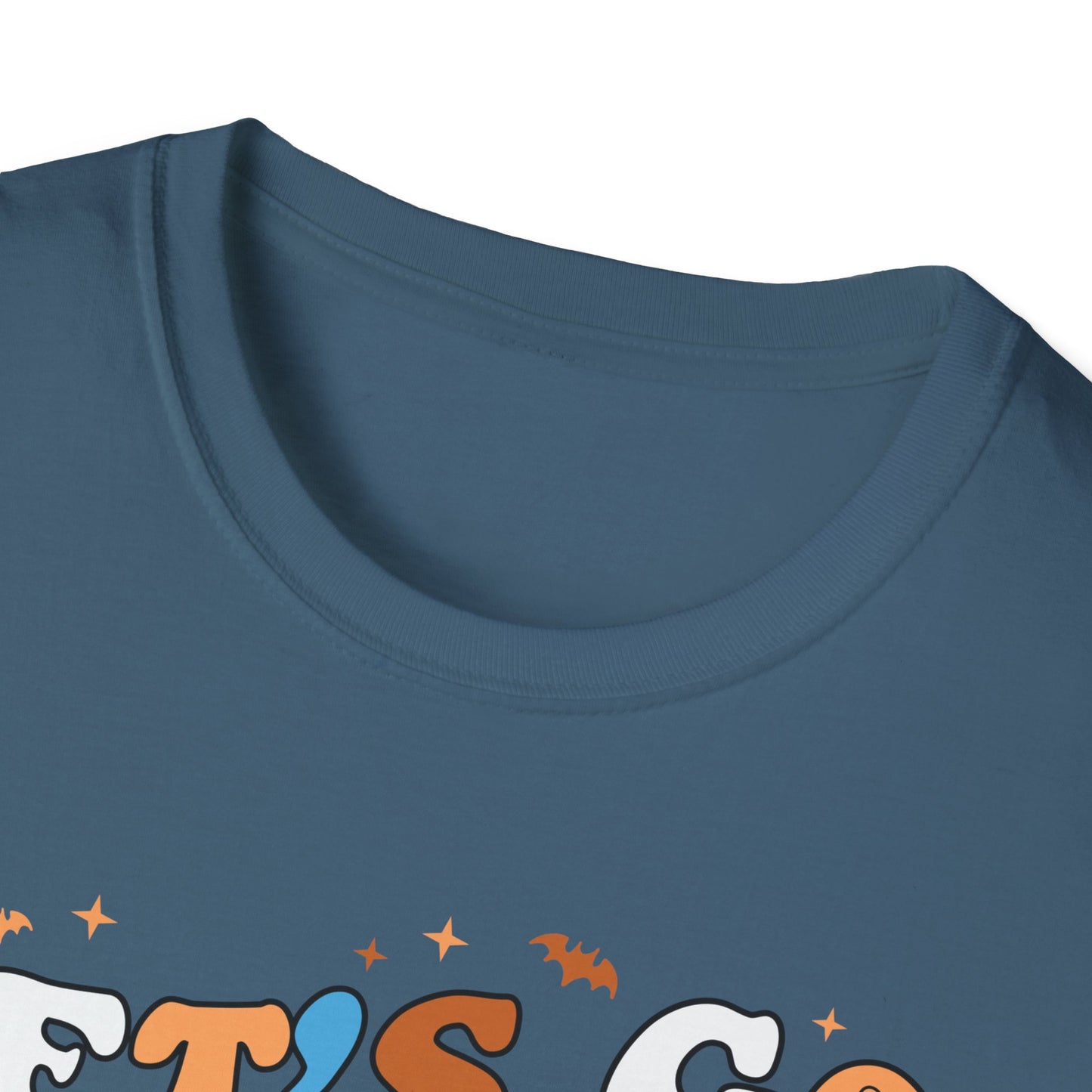 Let's Go Ghouls Unisex Softstyle T-Shirt – Fun Halloween Tee for Ghost Lovers