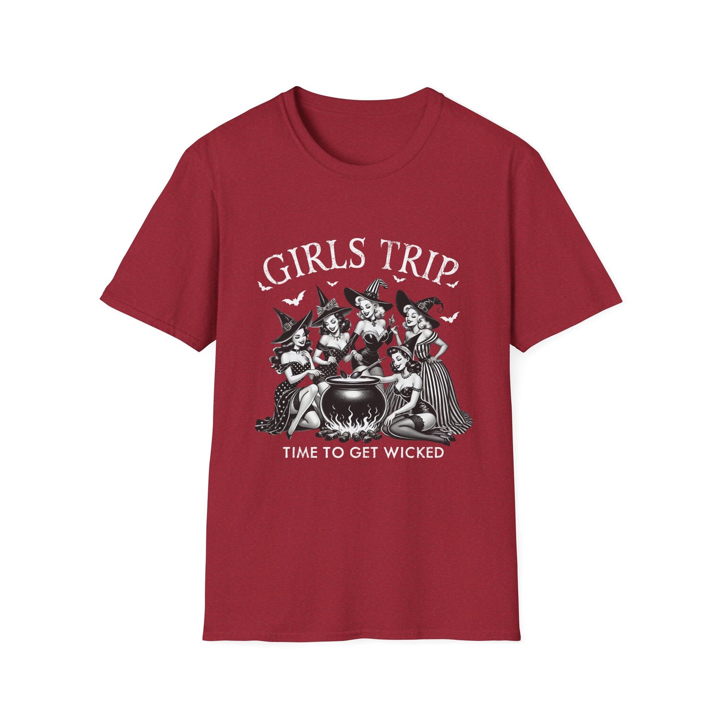 Girls Trip Wicked T-Shirt | Unisex Softstyle Tee for Halloween Celebrations