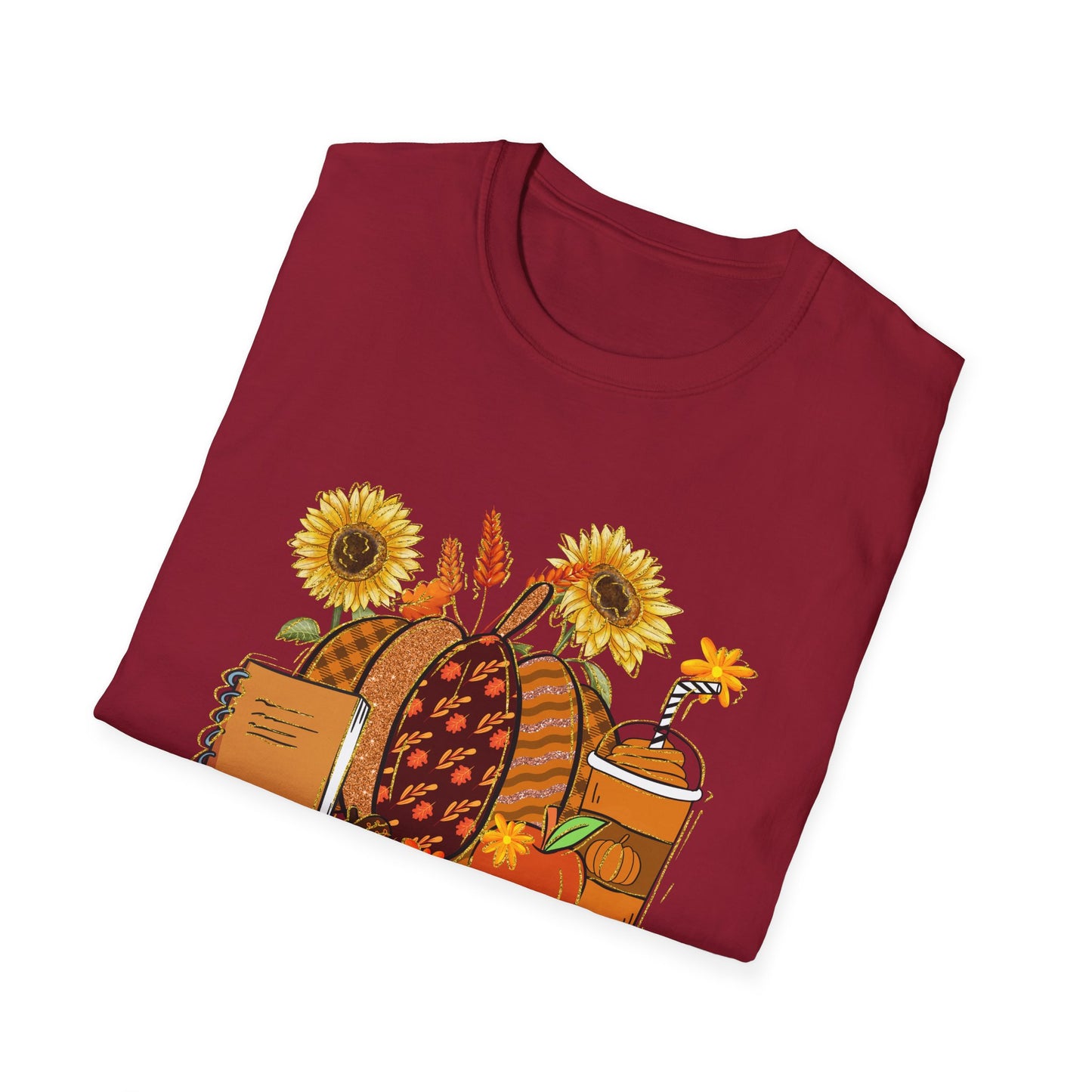 #Teacherlife Fall Unisex Softstyle T-Shirt - Perfect Gift for Teachers, Back to School, and Appreciation Events