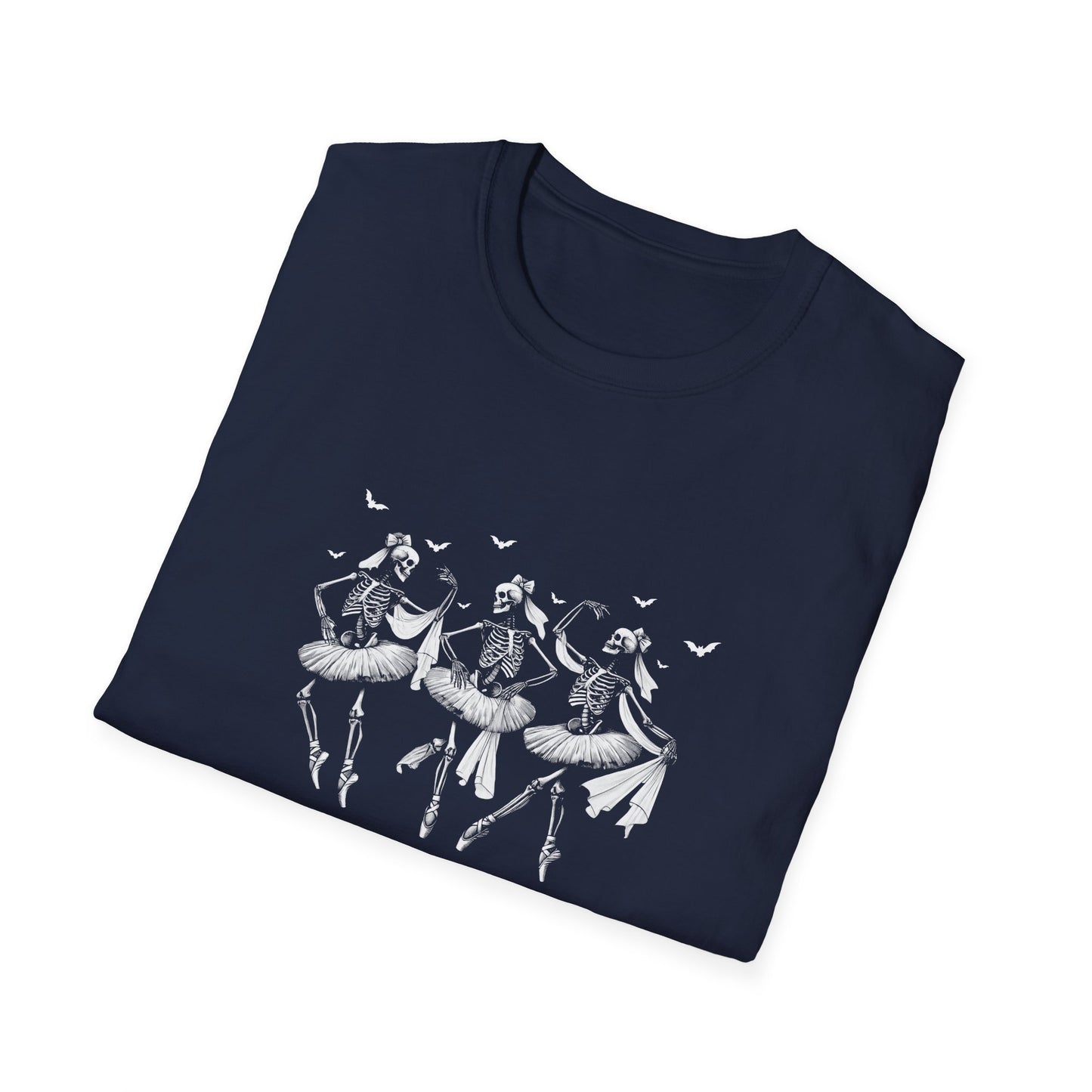 Ballet Dancer Graphic Unisex Softstyle T-Shirt Halloween - Perfect Gift for Dance Enthusiasts