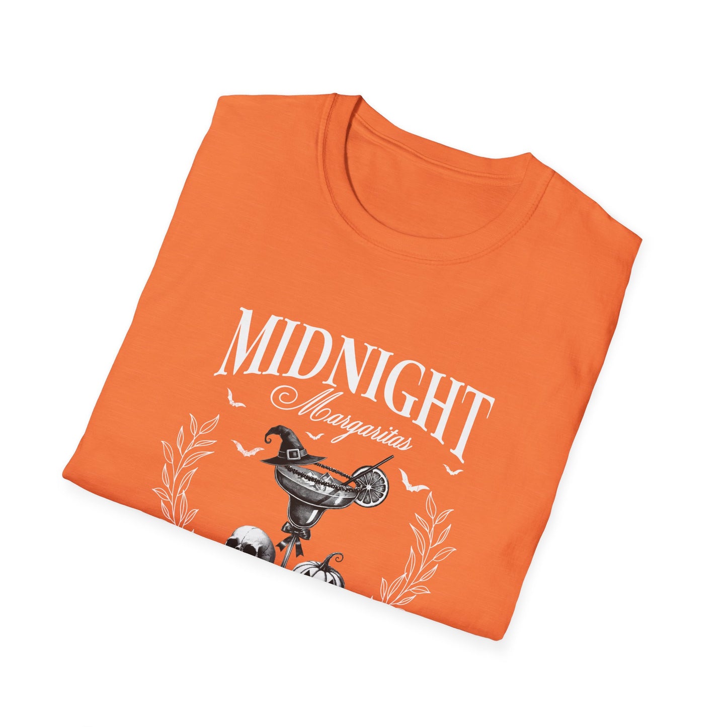 Midnight Margaritas Cocktail Club Halloween Unisex Softstyle T-Shirt