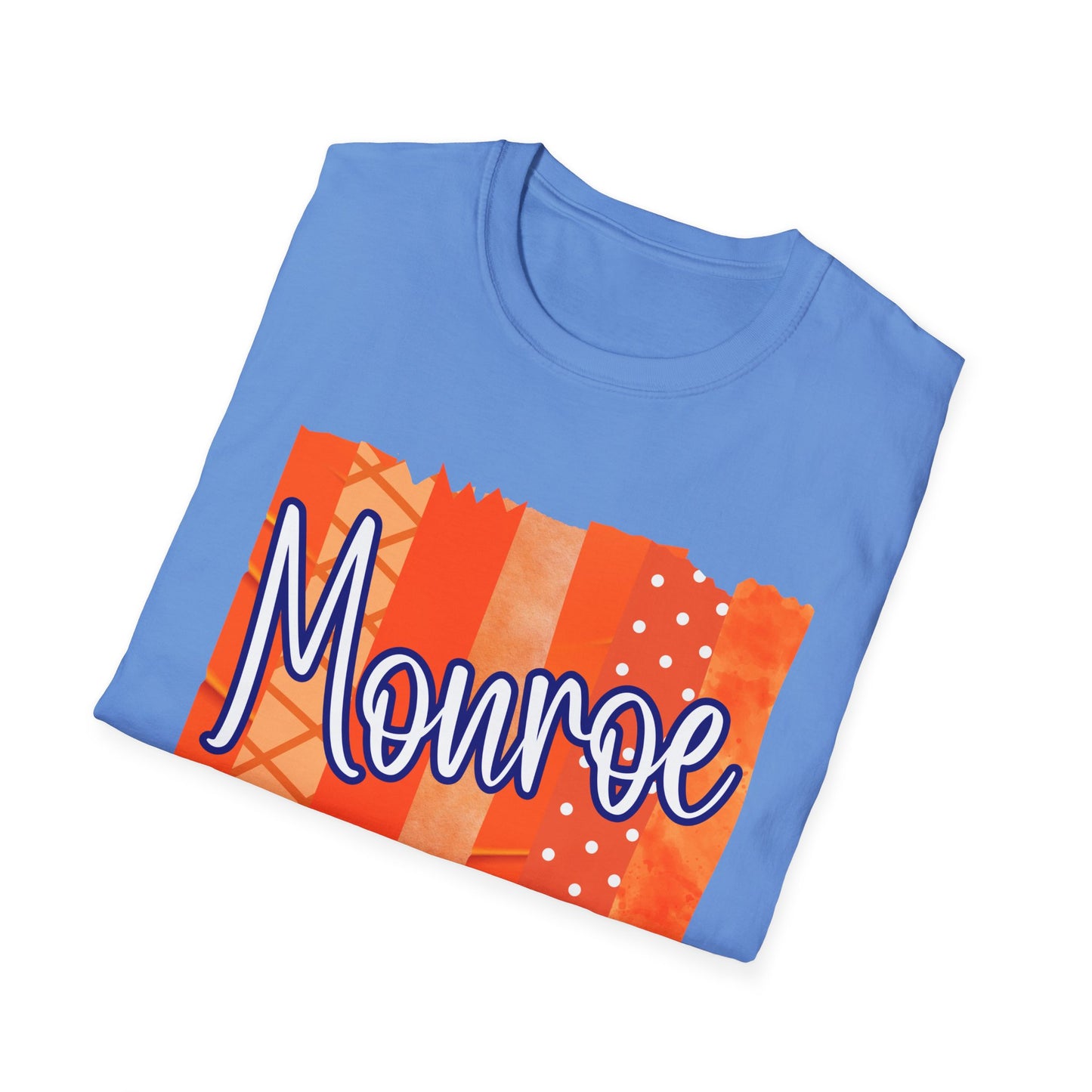 Monroe Patch Orange Unisex Softstyle T-Shirt