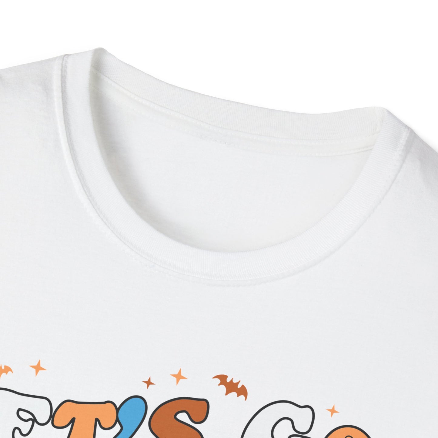 Let's Go Ghouls Unisex Softstyle T-Shirt – Fun Halloween Tee for Ghost Lovers