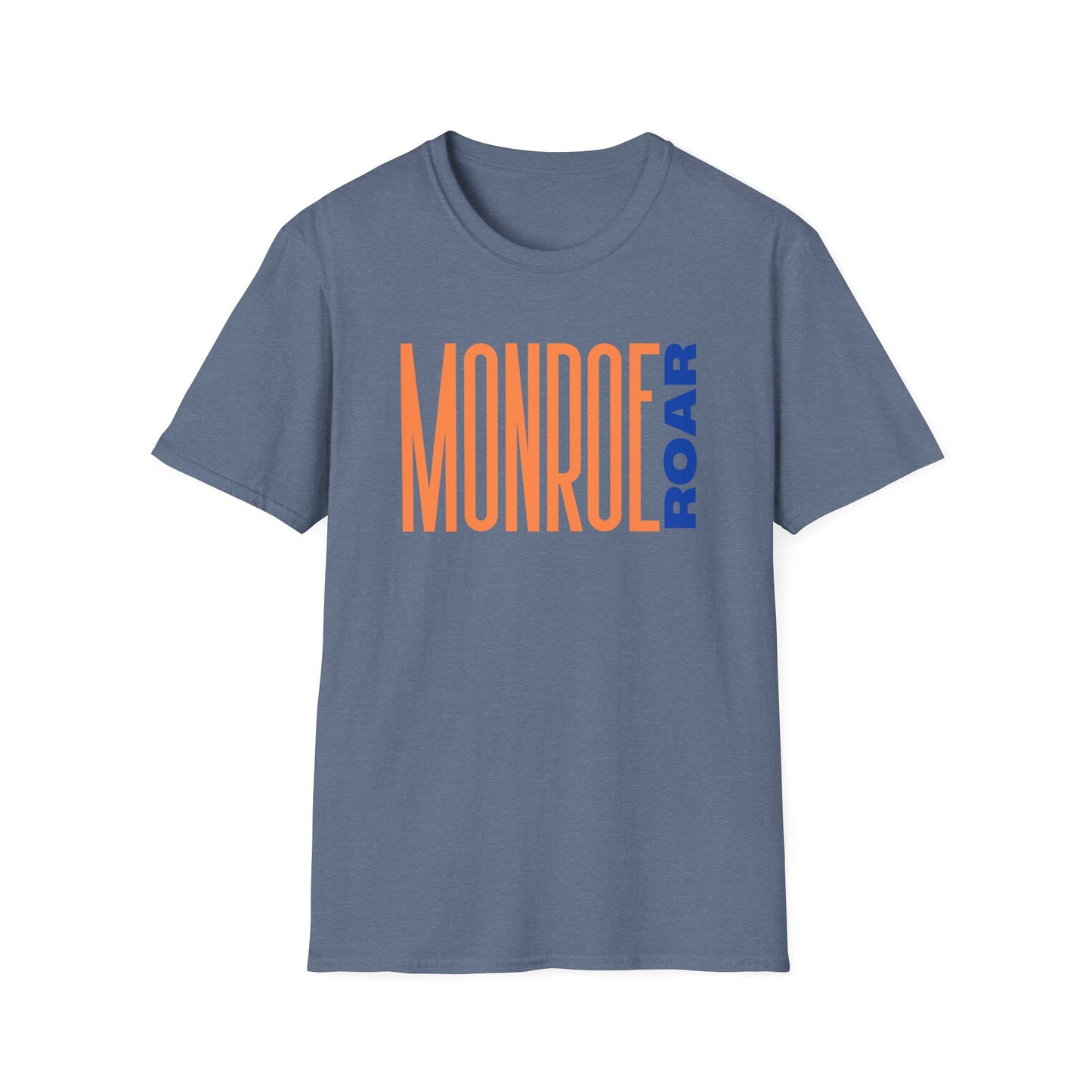 Monroe (Orange) Roar (Royal) Unisex Softstyle T-Shirt