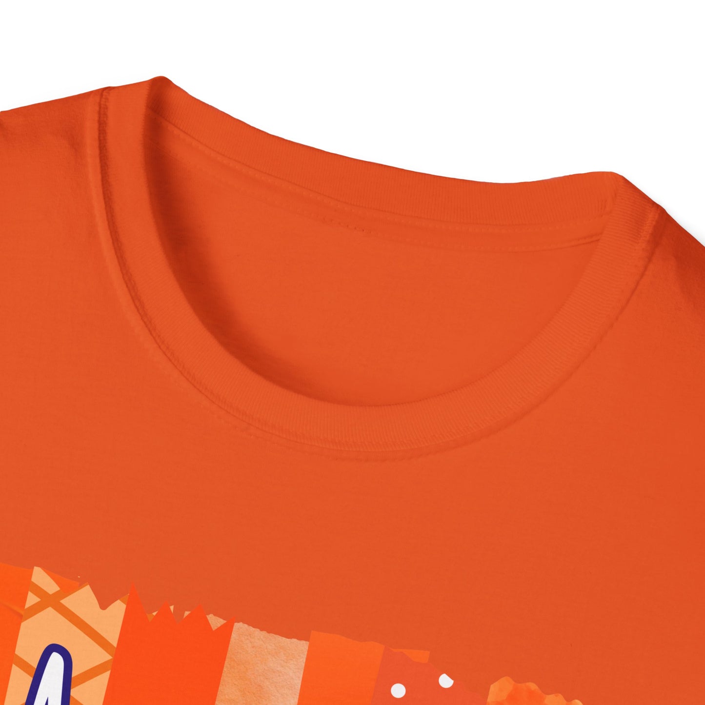 Monroe Patch Orange Unisex Softstyle T-Shirt
