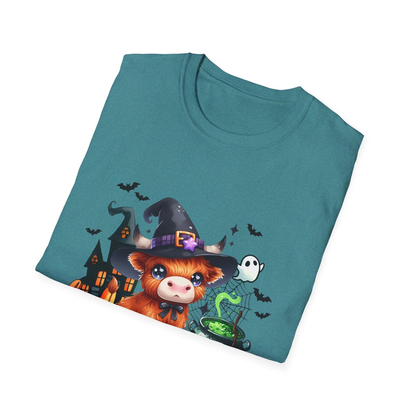 Boo Heifer Cute Halloween Unisex Softstyle T-Shirt