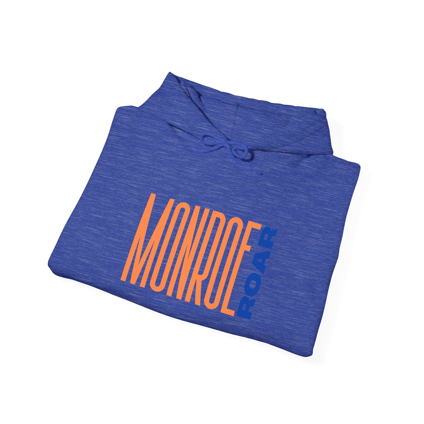 Monroe Roar Unisex Heavy Blend™ Hoodie – Comfortable Graphic Sweatshirt in Blue