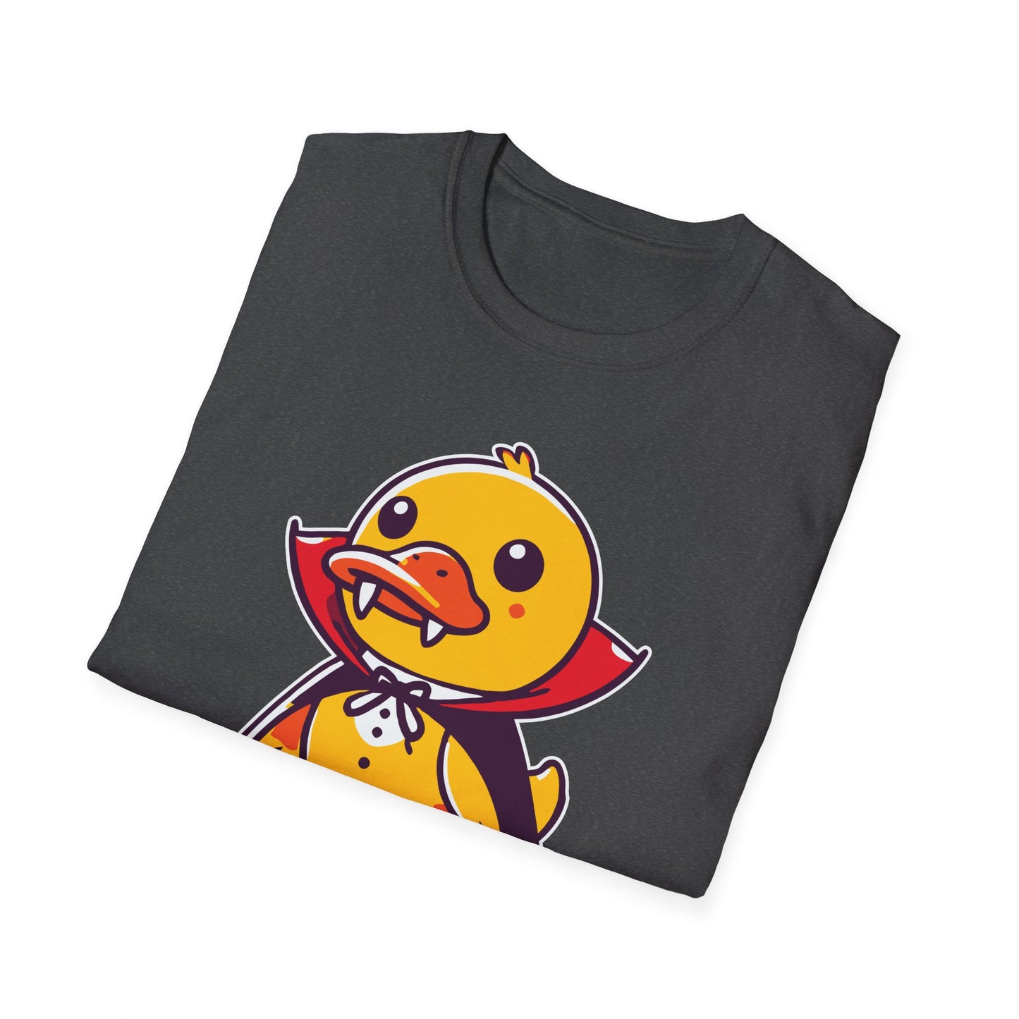 Count Quackula Unisex Softstyle T-Shirt - Fun Halloween Graphic Tee