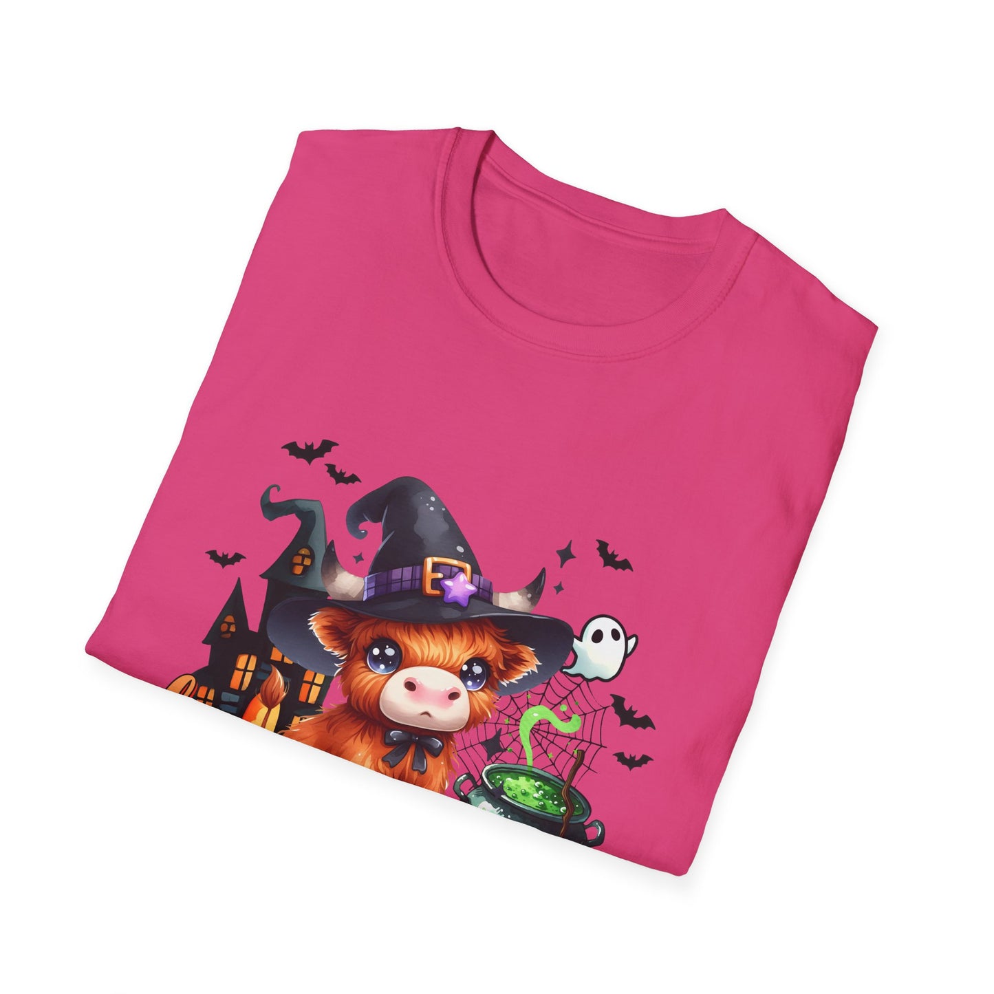 Boo Heifer Cute Halloween Unisex Softstyle T-Shirt