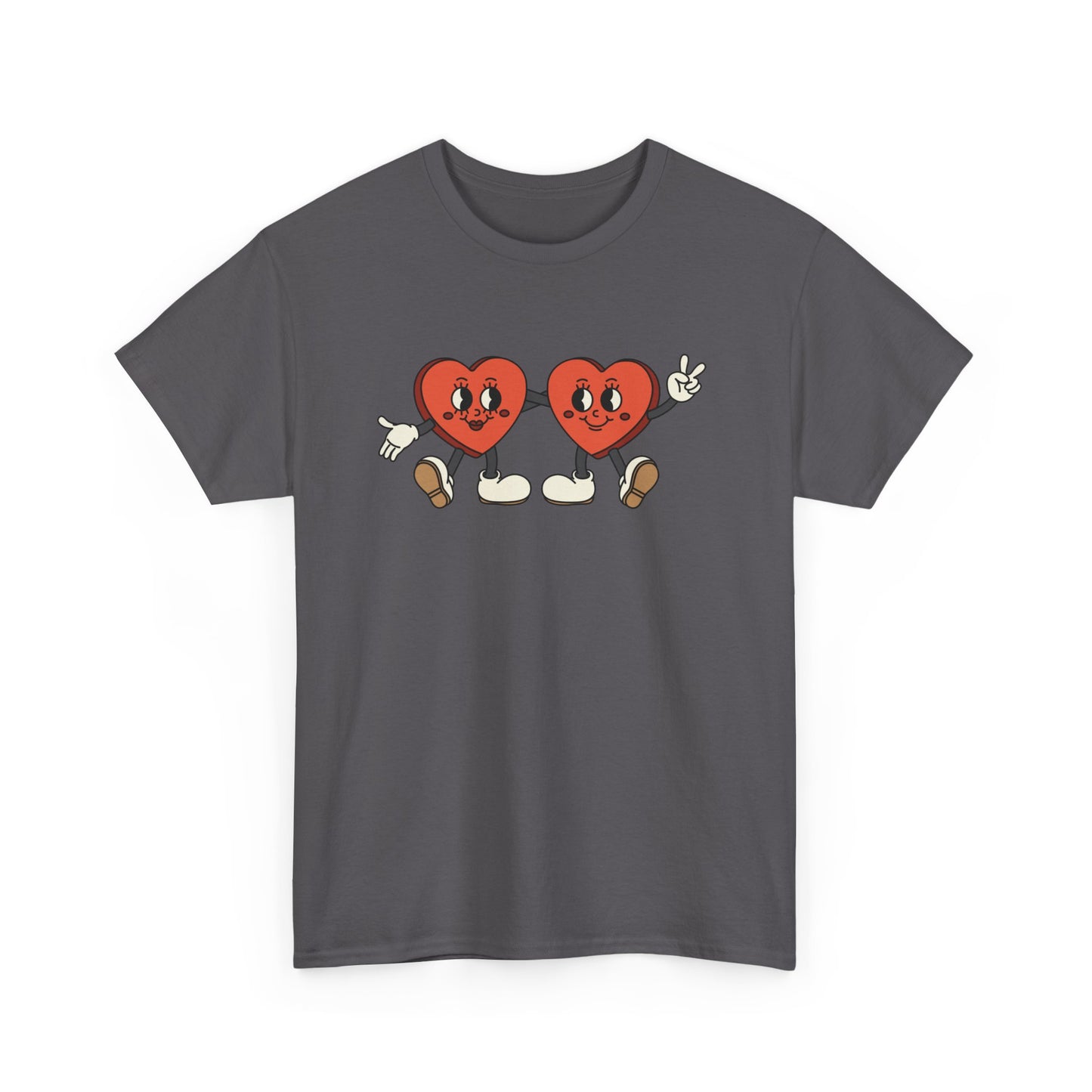 2 of Hearts Valentines Shirt Unisex Heavy Cotton Tee
