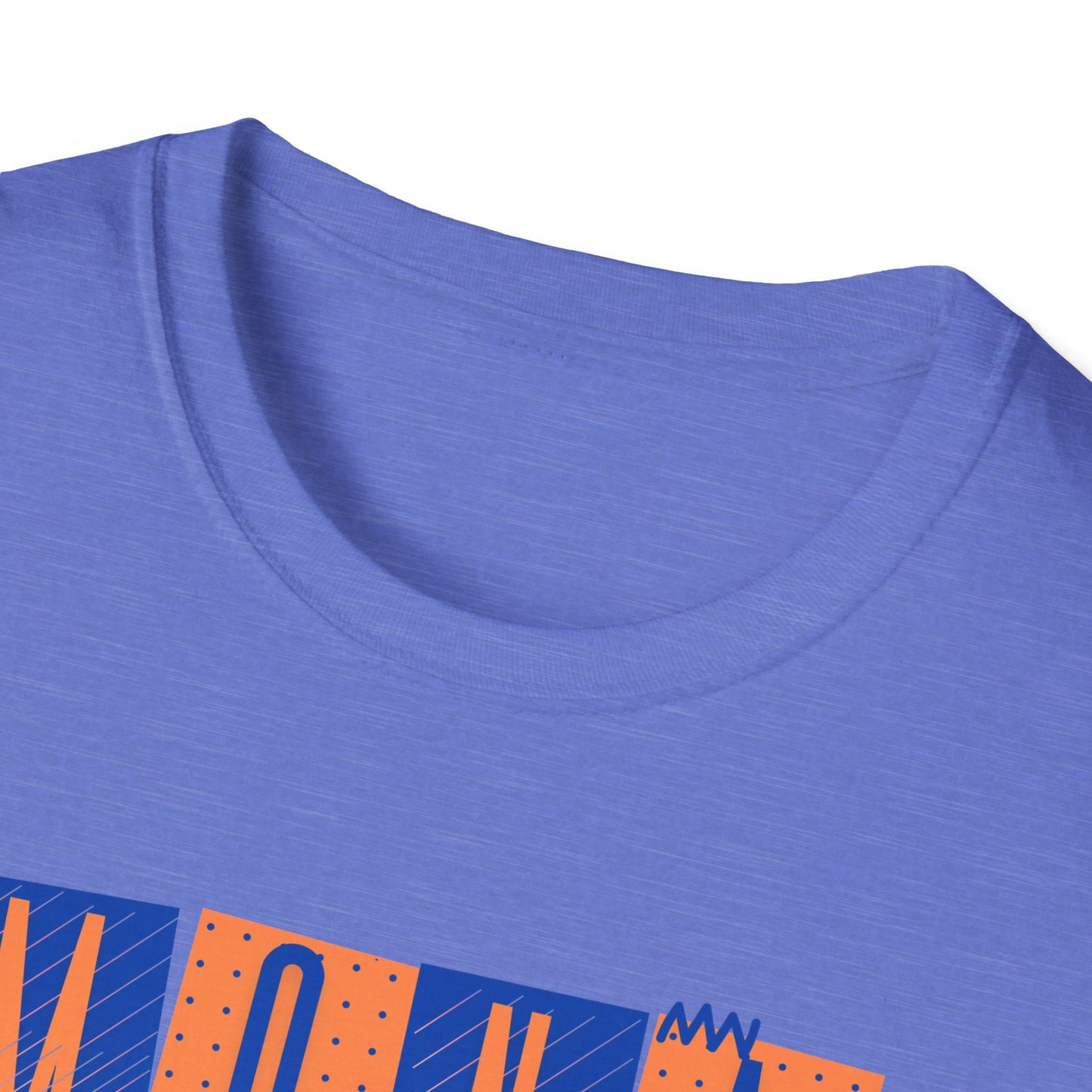 Monarchs Squares Dots Unisex Softstyle T-Shirt - Trendy Graphic Tee for Everyday Wear