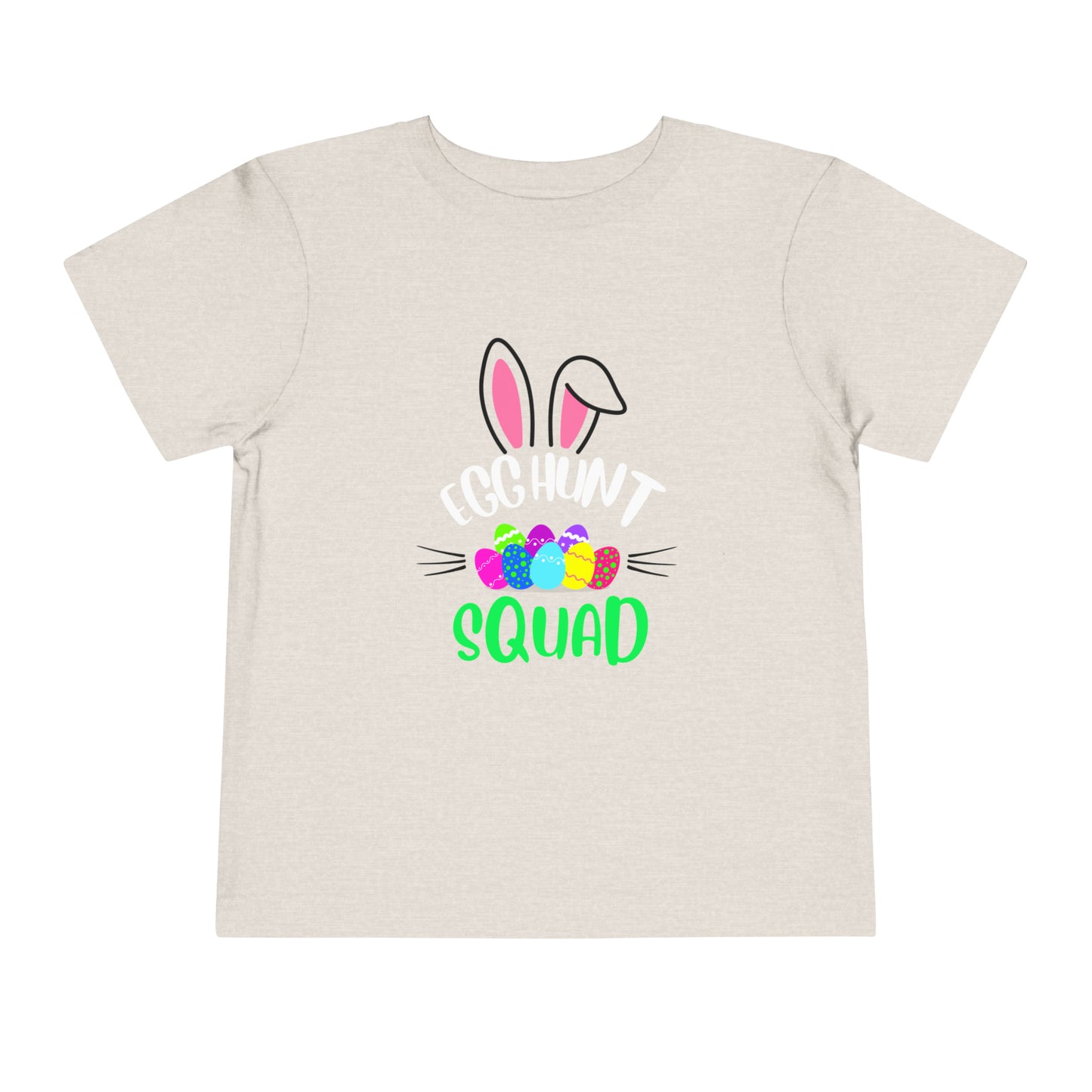 Egg Hunt Squad Toddler Short Sleeve Tee