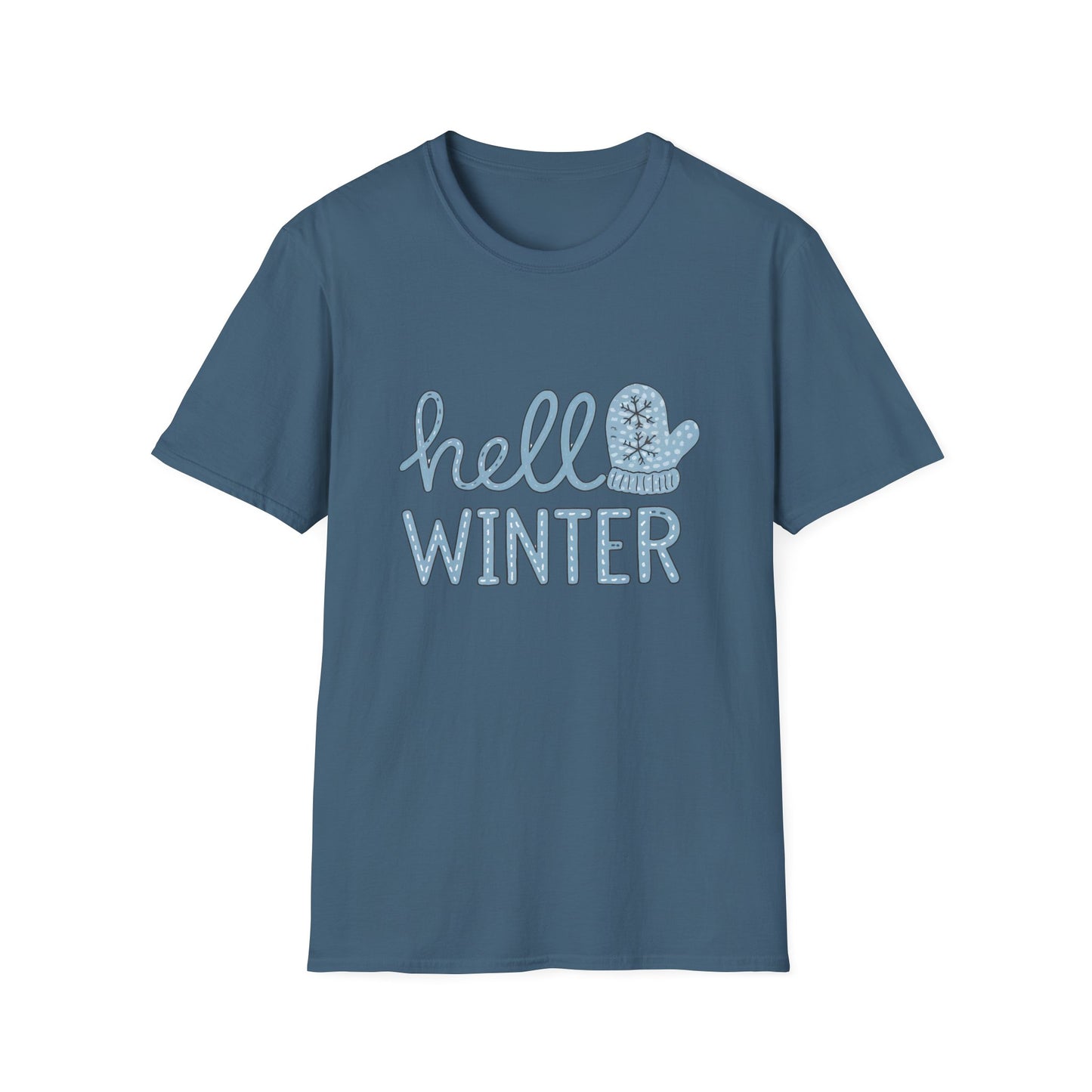 Fun Winter-Themed Unisex T-Shirt - "Hello Winter" Graphic Tee