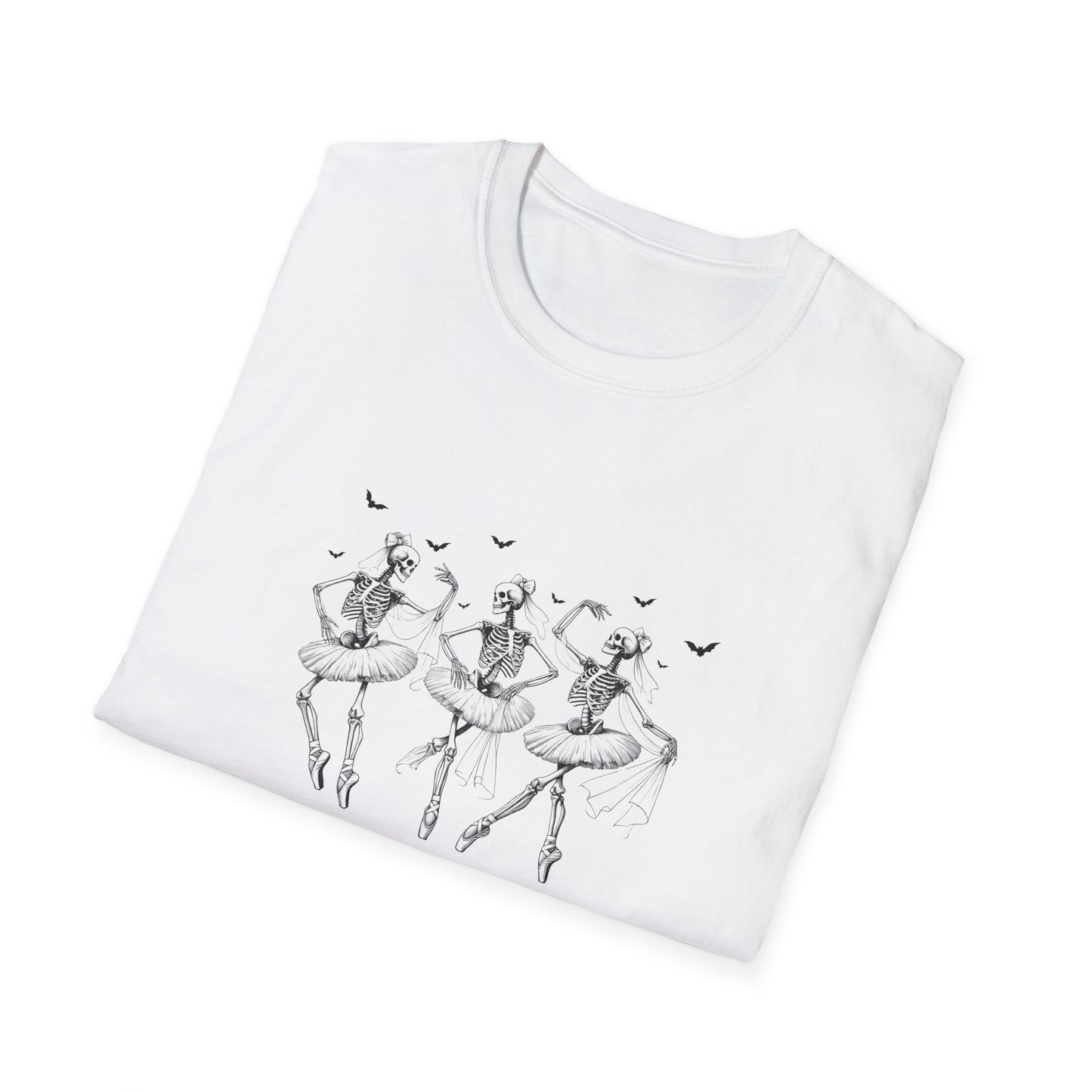 Ballet Dancer Unisex Softstyle Halloween T-Shirt - Artistic Dance Graphic Tee