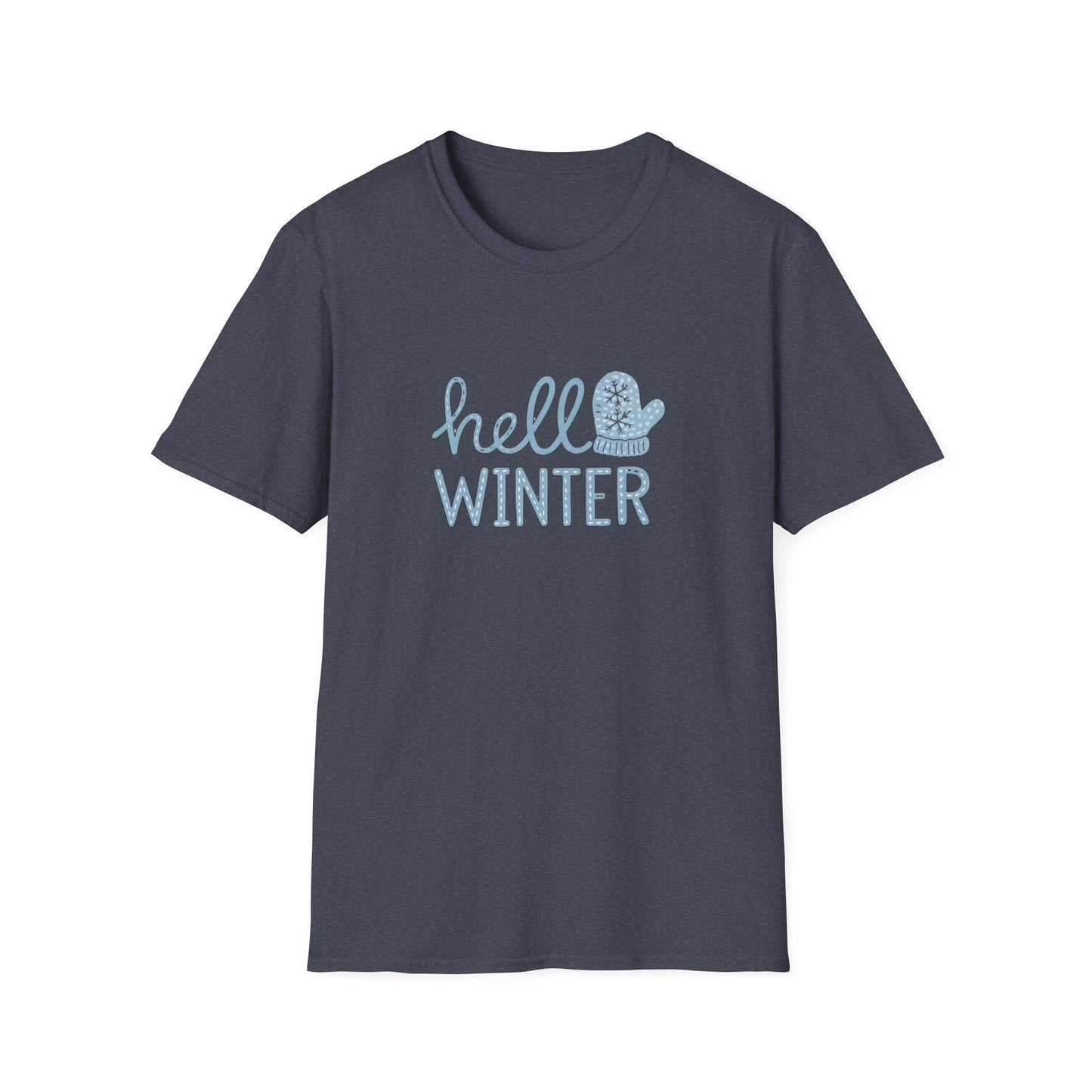 Fun Winter-Themed Unisex T-Shirt - "Hello Winter" Graphic Tee