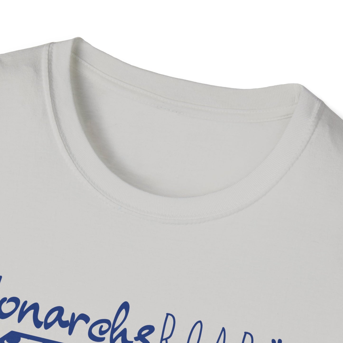 GO Monarchs Blue Leopard Print Unisex T-Shirt - School Spirit & Team Pride