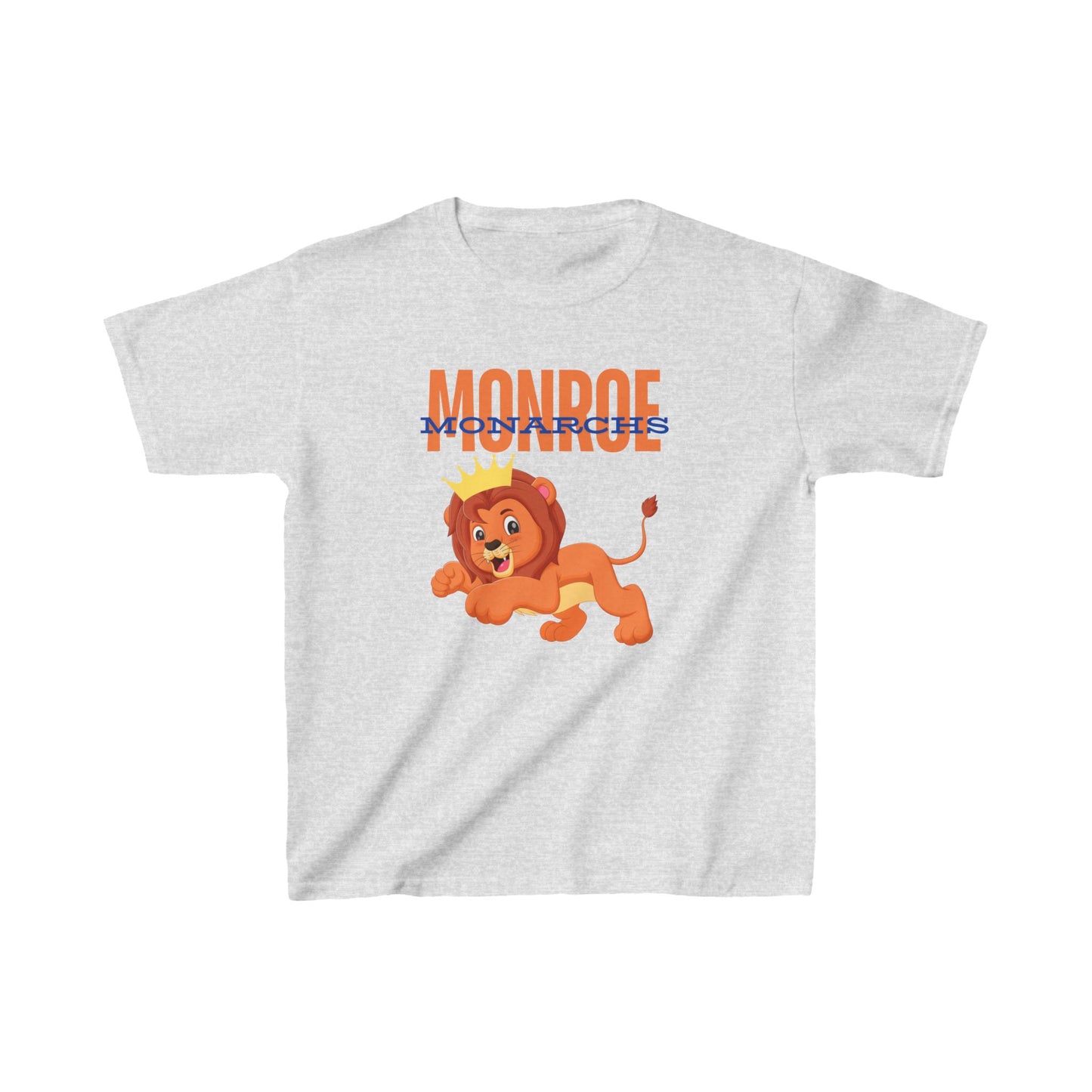 Kids Monroe Monarch Jumping Lion King Heavy Cotton Tee - Fun & Playful Design