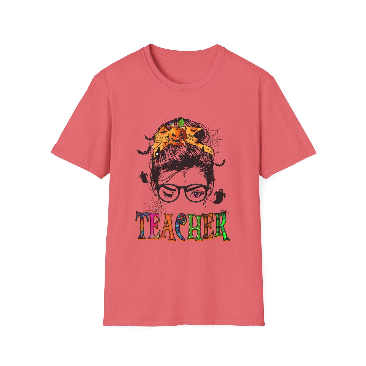 Fall/Halloween Teacher Inspirational Unisex Softstyle T-Shirt