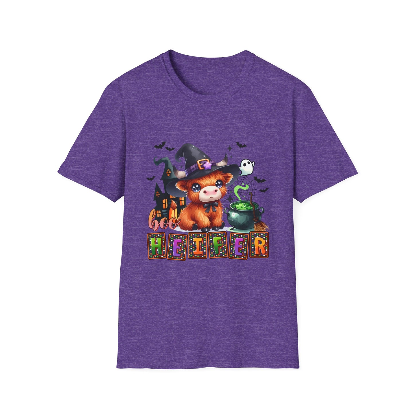 Boo Heifer Cute Halloween Unisex Softstyle T-Shirt