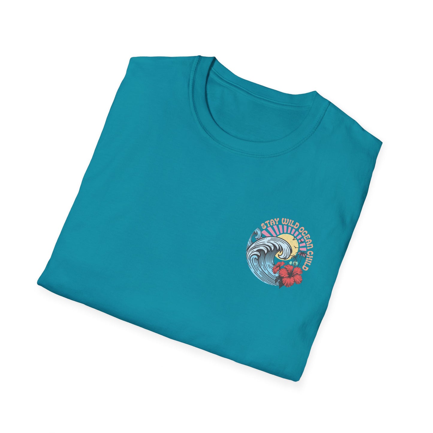Salty but Sweet Flamingo Stay Unisex Softstyle T-Shirt