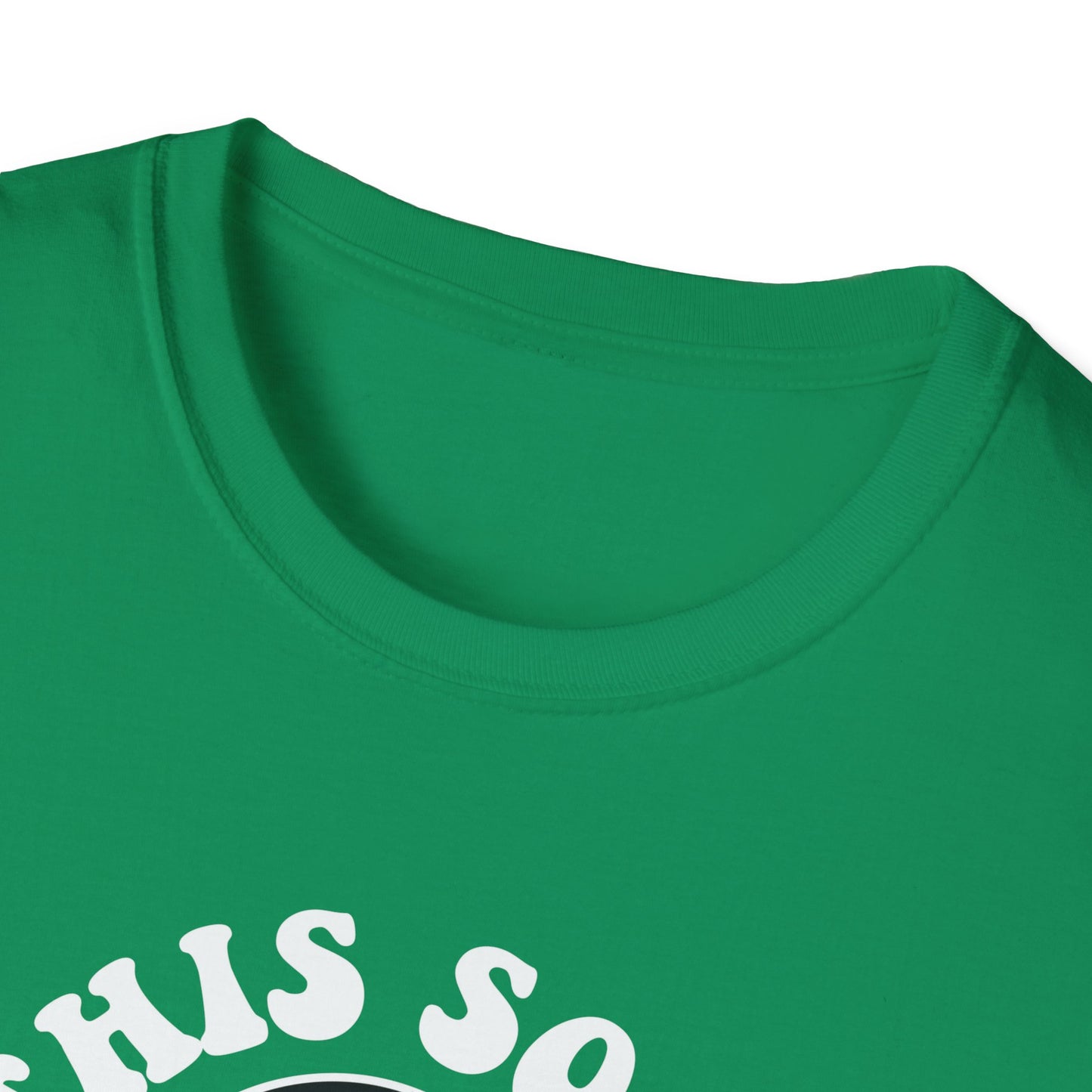 Cool Ghost Sipping Coffee Halloween "Boo Sheet" Unisex Softstyle T-Shirt