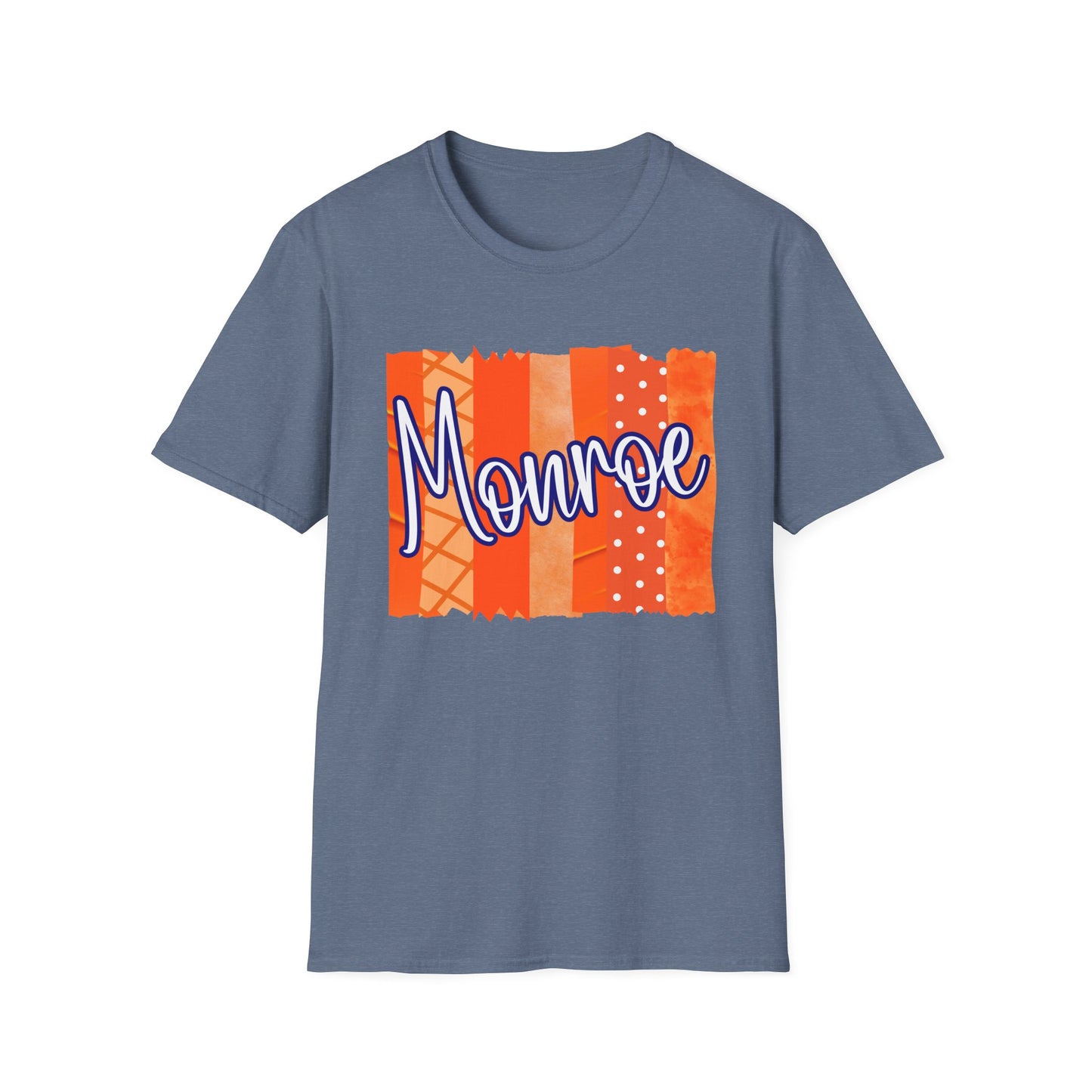 Monroe Patch Orange Unisex Softstyle T-Shirt