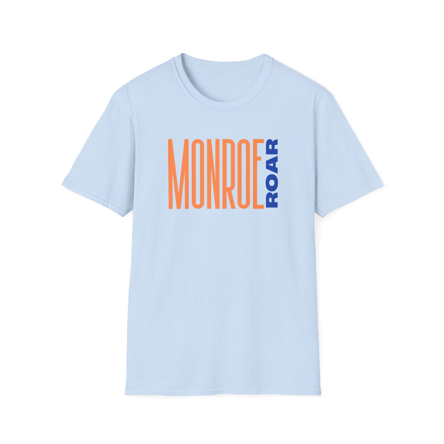 Monroe (Orange) Roar (Royal) Unisex Softstyle T-Shirt