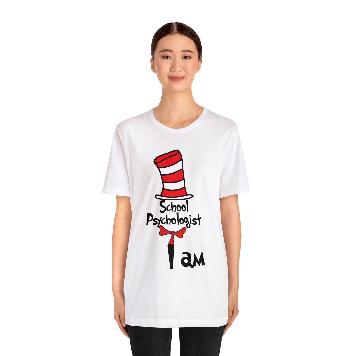 School Psychologist I amUnisex Jersey Short Sleeve Tee