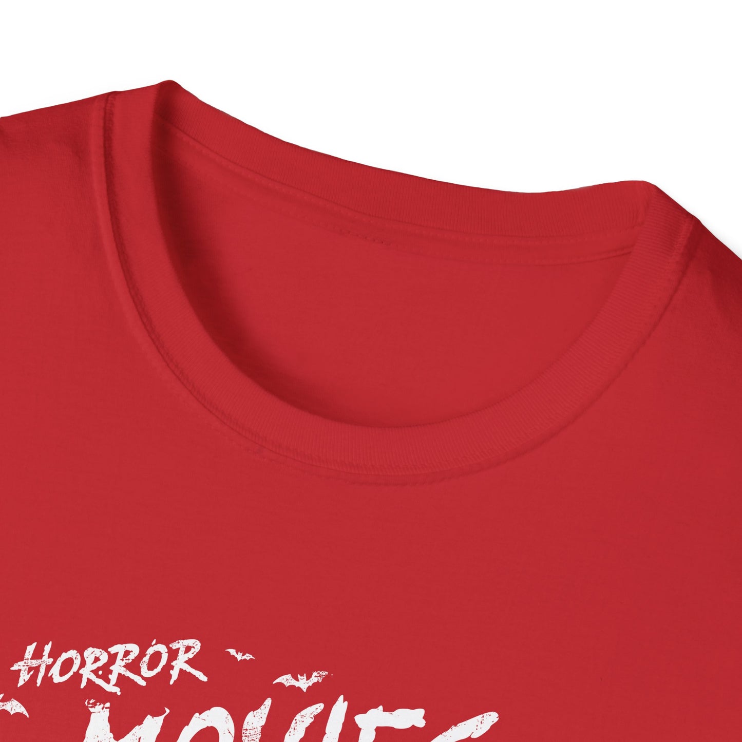 Horror Movies and Chill Unisex Softstyle T-Shirt -Movie Lover or Great Halloween Shirt