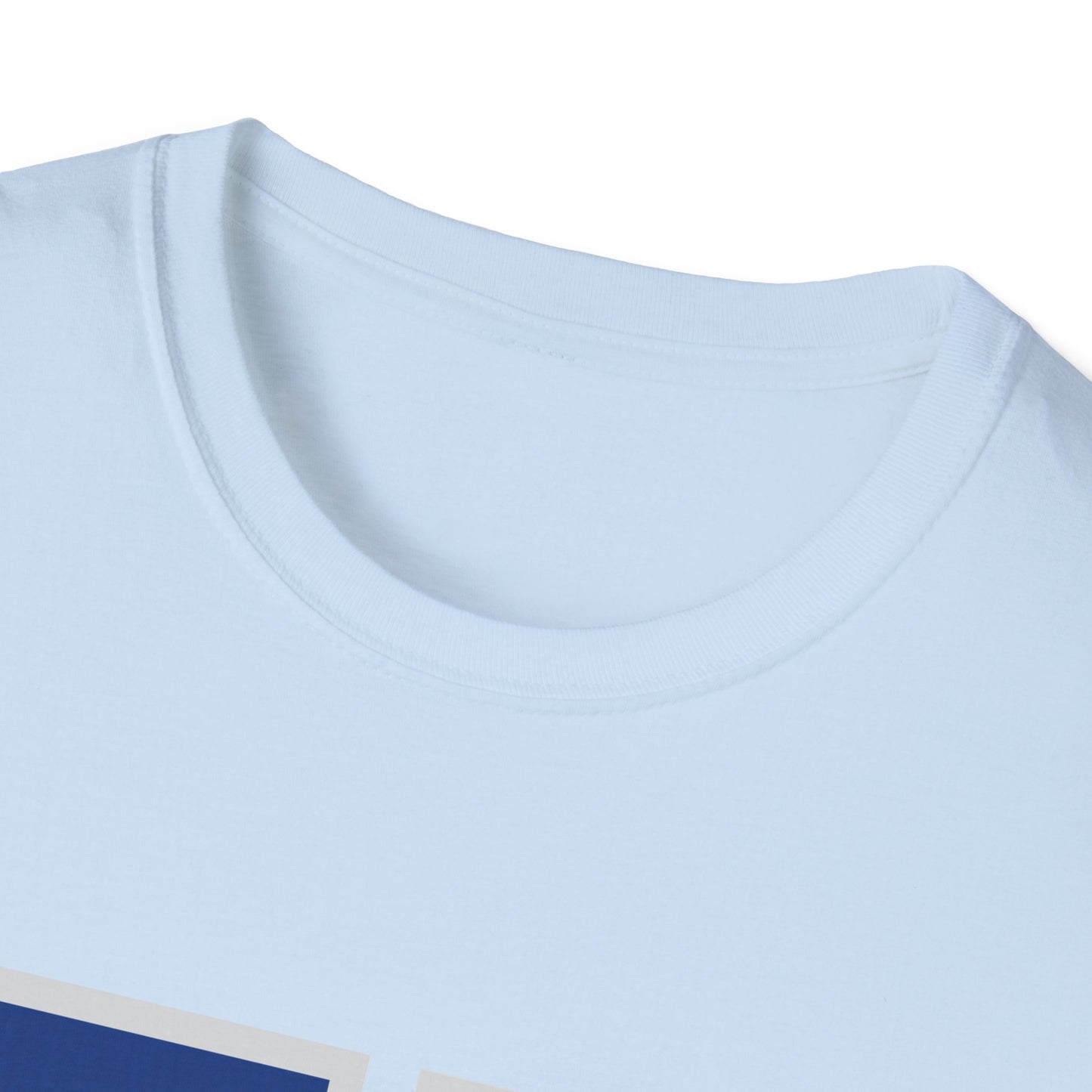 Monroe M Blue Orange Monroe Unisex Softstyle T-Shirt - Casual Comfort & Custom Style