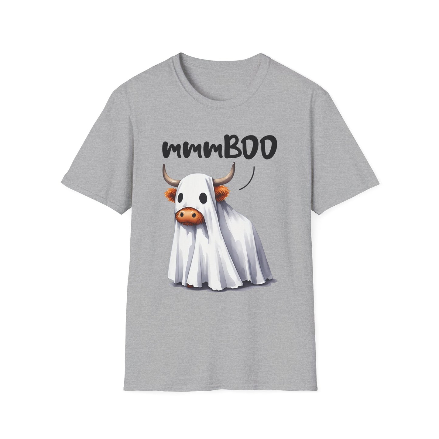 mmmBoo Cute Halloween Cow Unisex T-Shirt - 'mmmBOO'