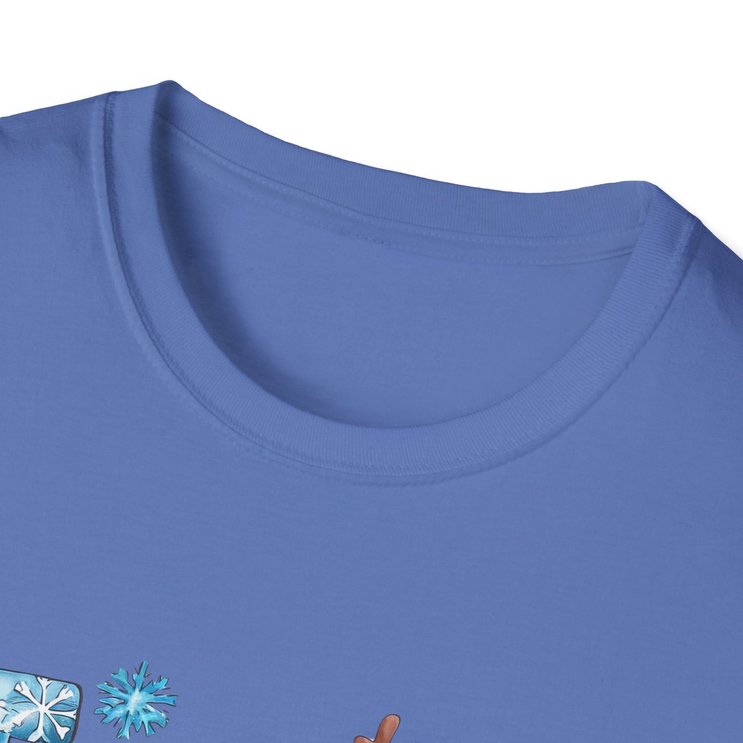 'Tis the Season Unisex Softstyle T-Shirt - Festive Holiday Tee with Snowman Design