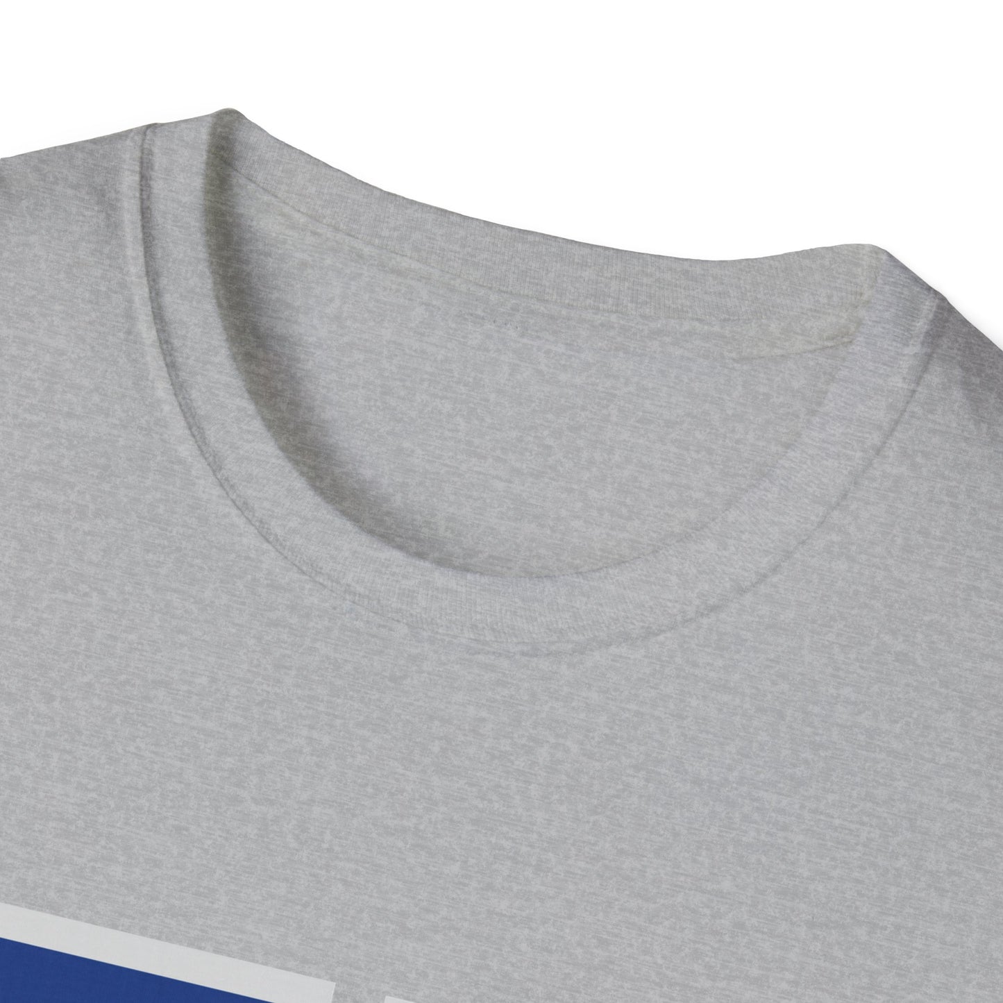 Monroe M Blue Orange Monroe Unisex Softstyle T-Shirt - Casual Comfort & Custom Style