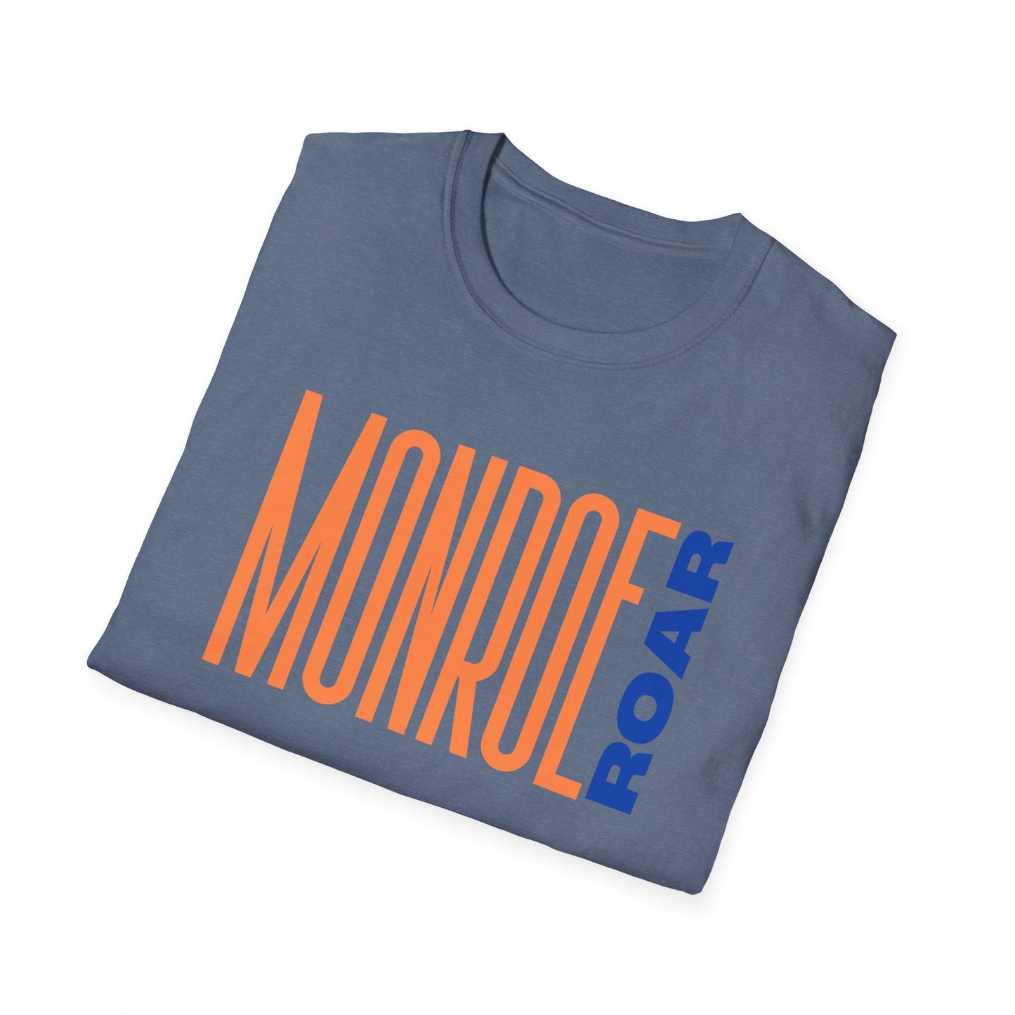 Monroe (Orange) Roar (Royal) Unisex Softstyle T-Shirt